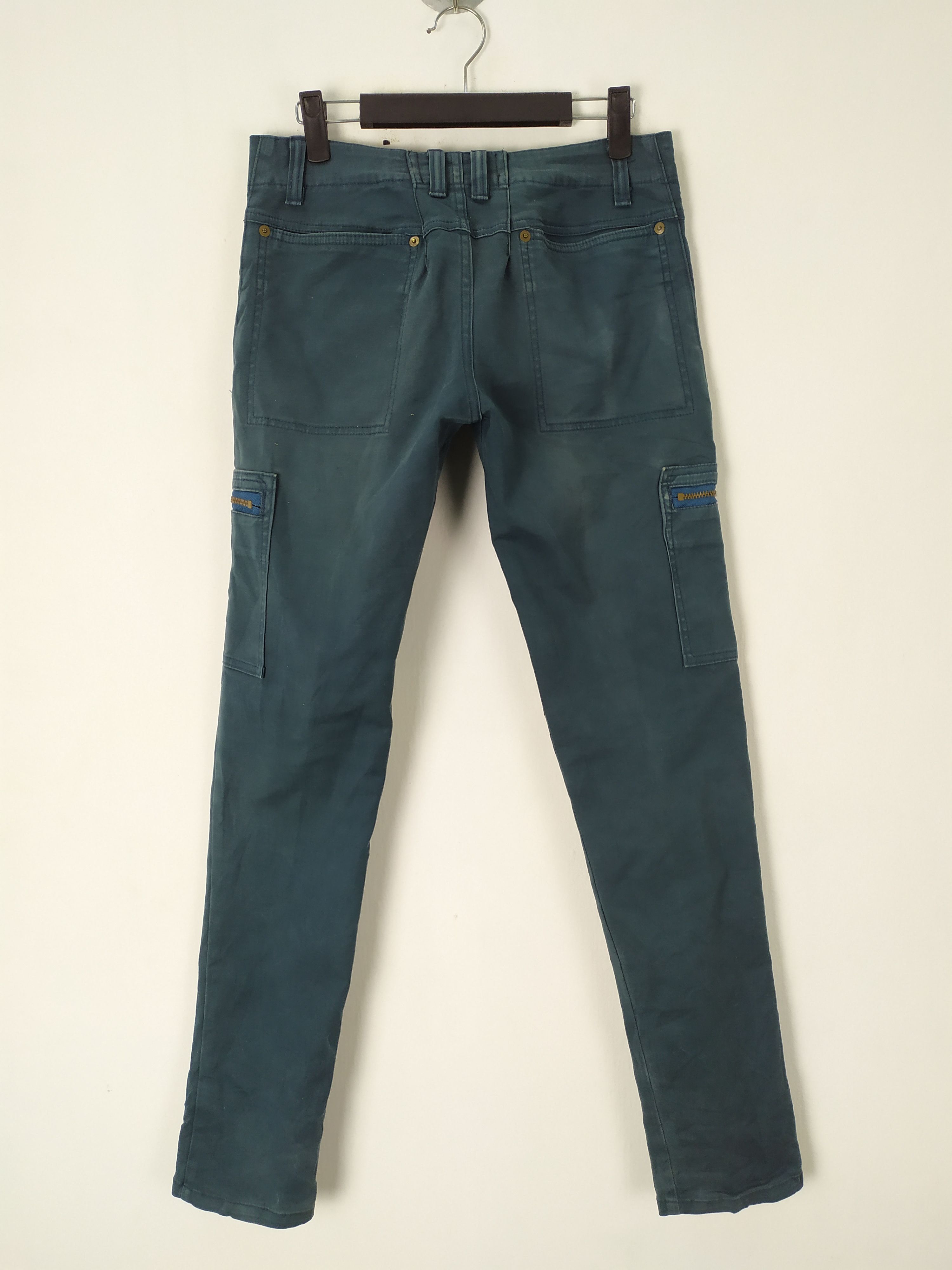 Japanese Brand VINTAGE AND A FADED CARGO PANTS ZIPPER POCKET Size US 30 / EU 46 - 8 Thumbnail