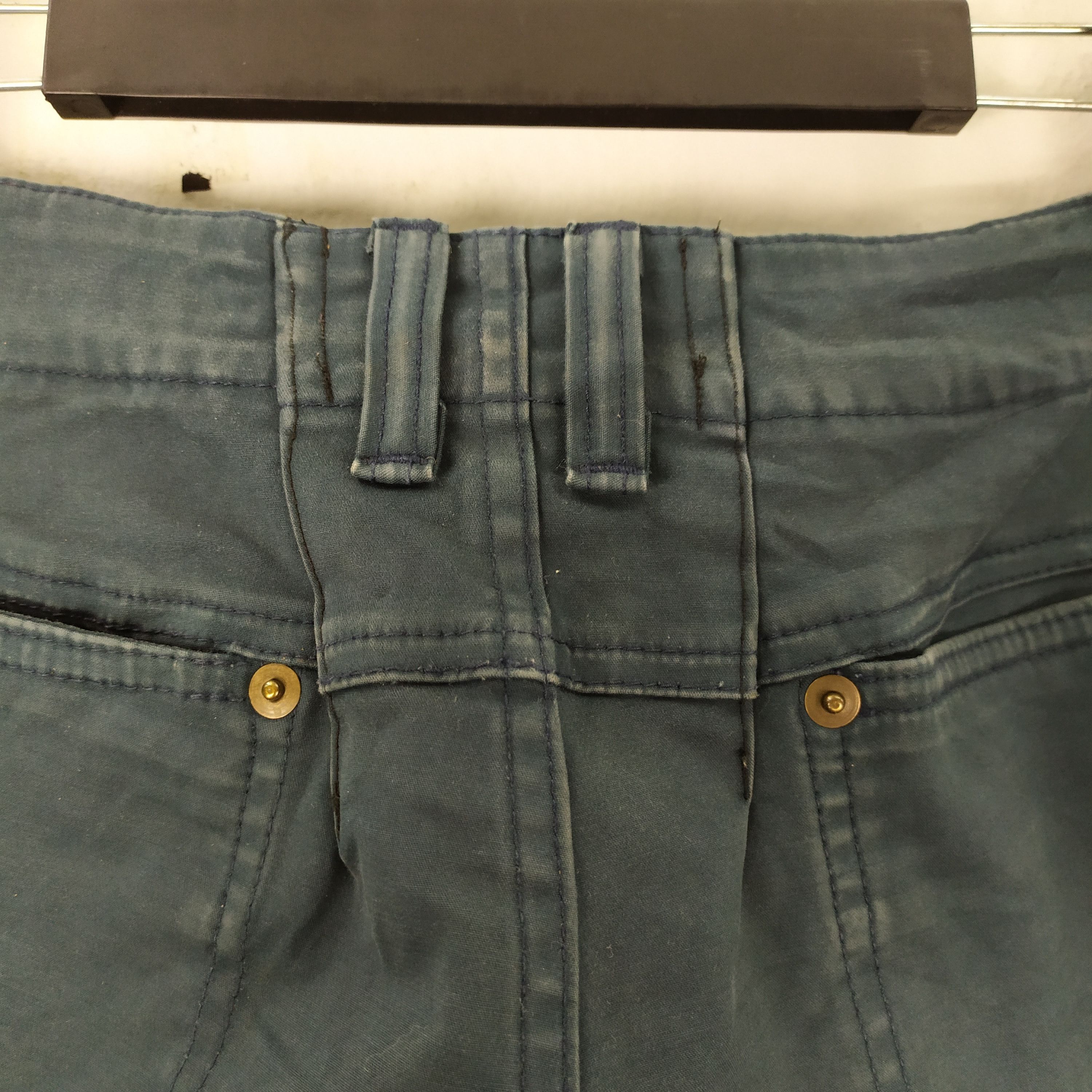 Japanese Brand VINTAGE AND A FADED CARGO PANTS ZIPPER POCKET Size US 30 / EU 46 - 14 Thumbnail