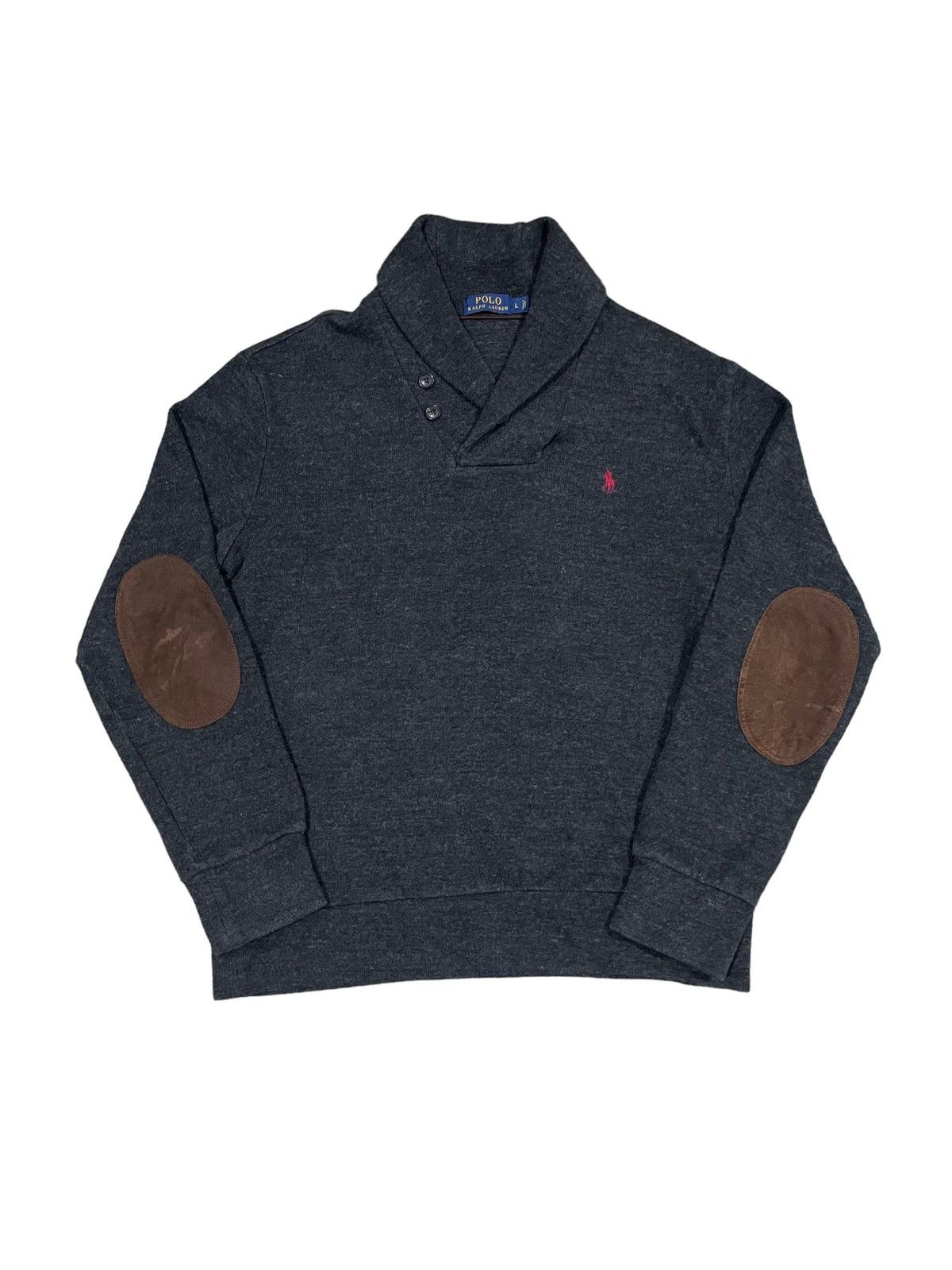 Polo Ralph Lauren Vintage Polo Ralph Lauren Shawl Knit Sweater Size L Size US L / EU 52-54 / 3 - 5 Thumbnail