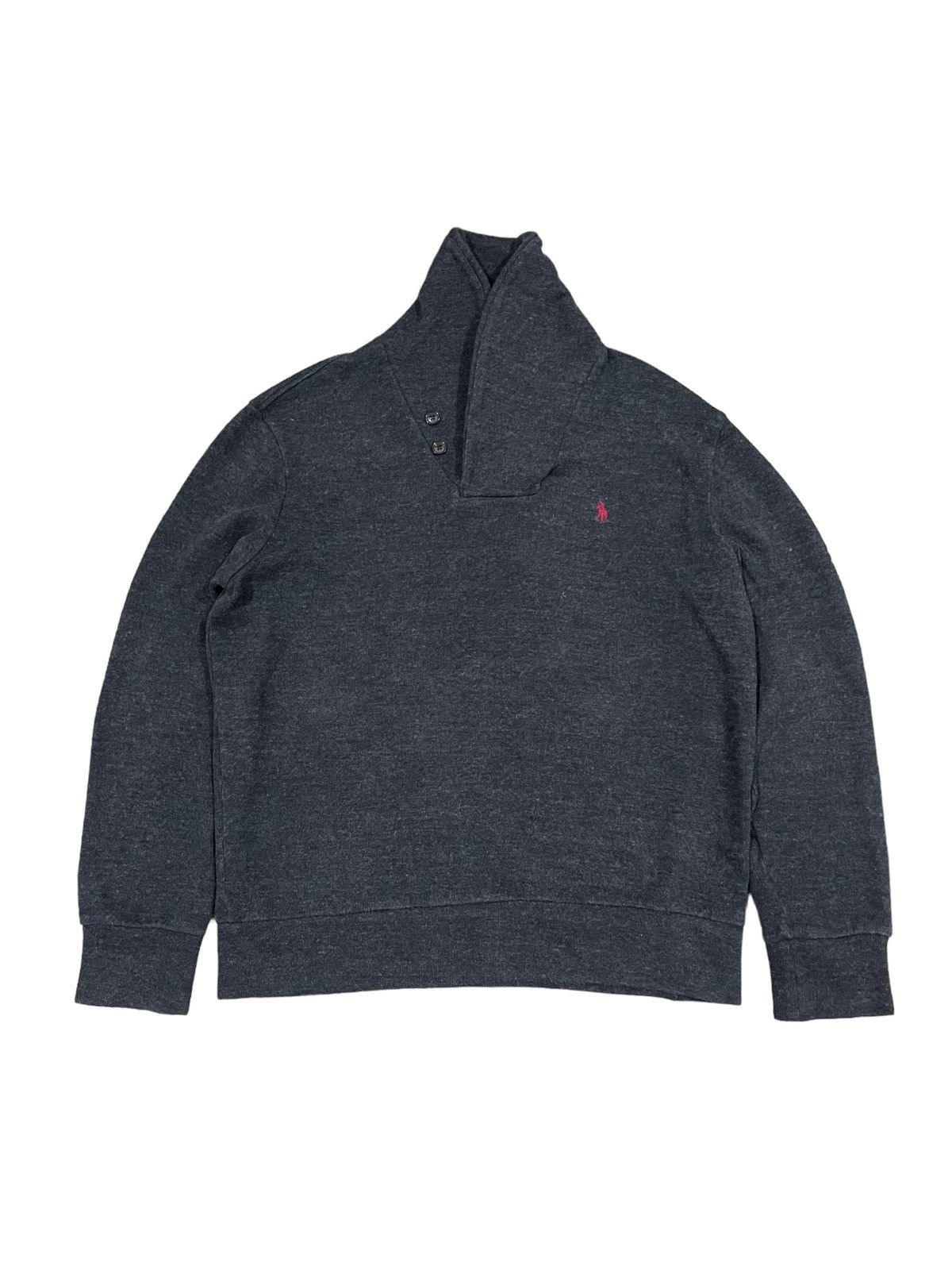 Polo Ralph Lauren Vintage Polo Ralph Lauren Shawl Knit Sweater Size L Size US L / EU 52-54 / 3 - 9 Thumbnail