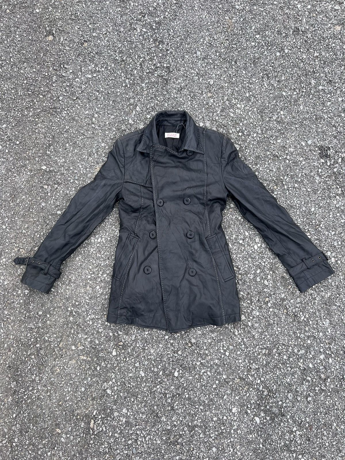 Japanese Brand × Vintage RYOKO KIKUCHI LEATHER JACKET Size XS / US 0-2 / IT 36-38 - 1 Thumbnail