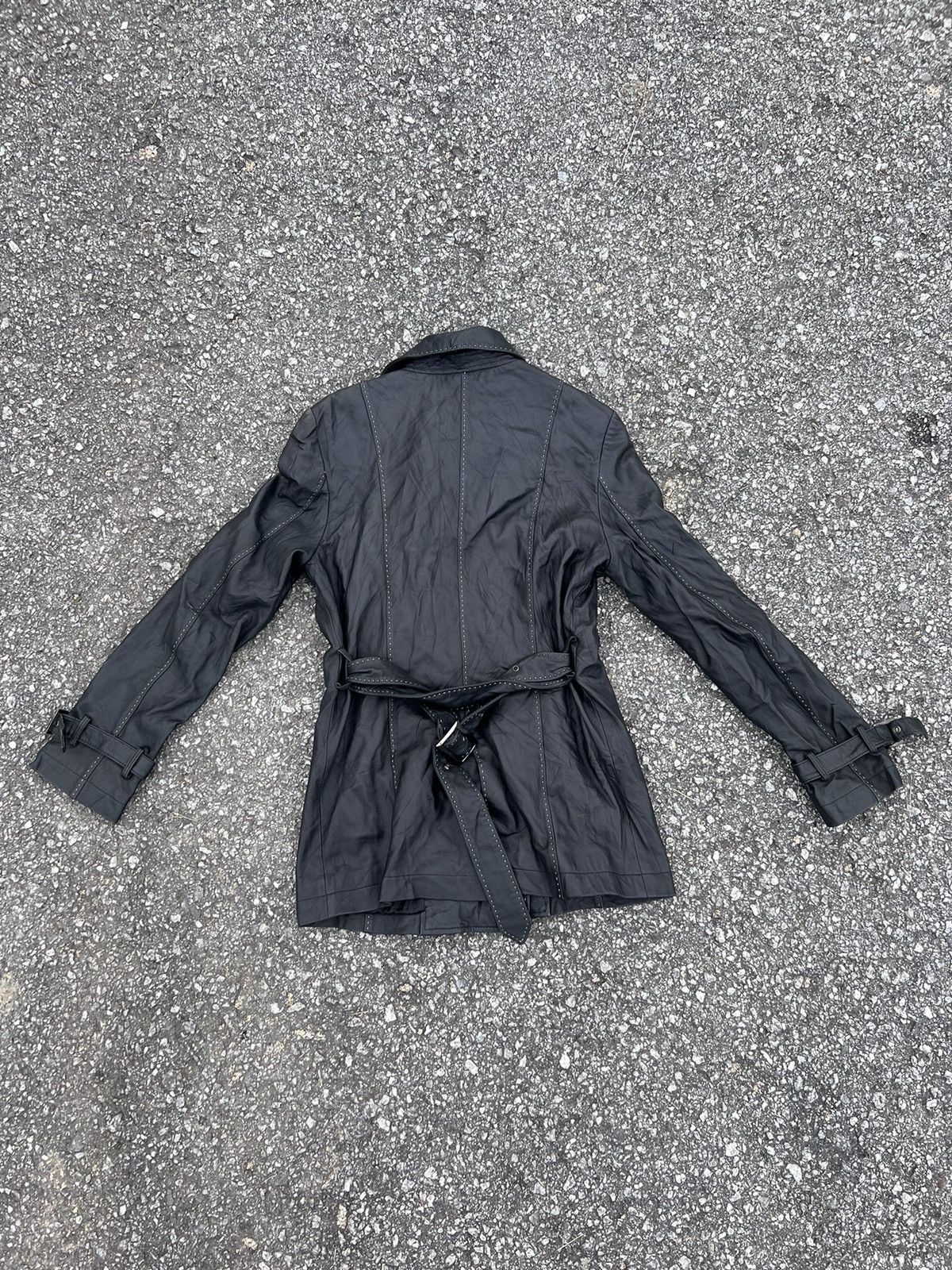 Japanese Brand × Vintage RYOKO KIKUCHI LEATHER JACKET Size XS / US 0-2 / IT 36-38 - 2 Thumbnail