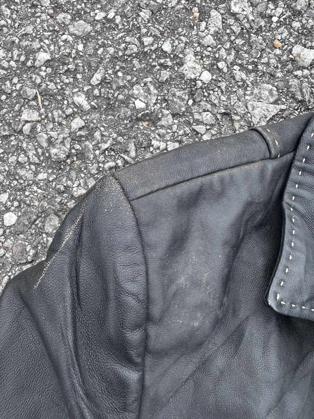 Japanese Brand × Vintage RYOKO KIKUCHI LEATHER JACKET Size XS / US 0-2 / IT 36-38 - 7 Thumbnail