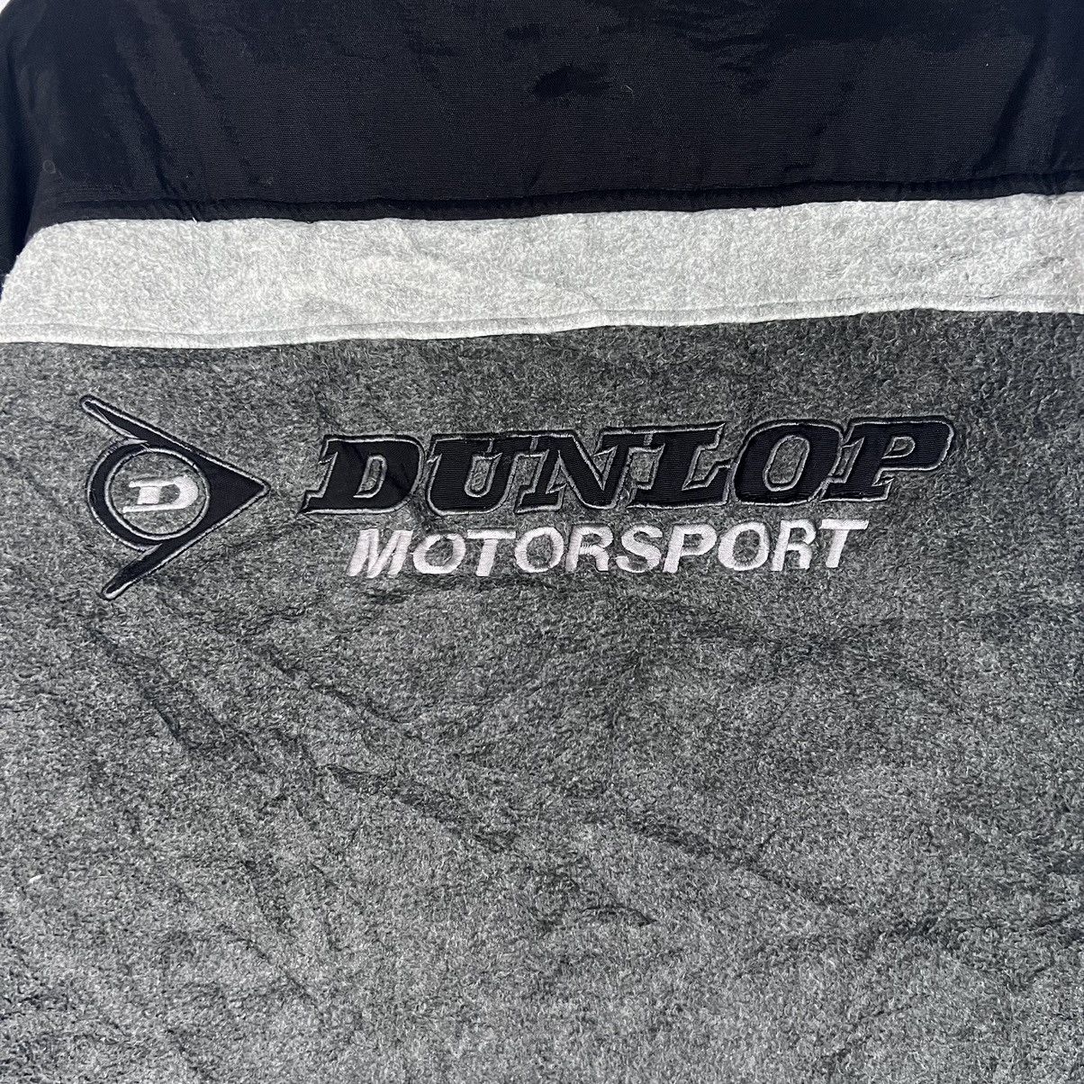 Dunlop × Vintage DUNLOP MOTORSPORT FLEECE JACKET WITH BIG LOGO Size US M / EU 48-50 / 2 - 4 Thumbnail