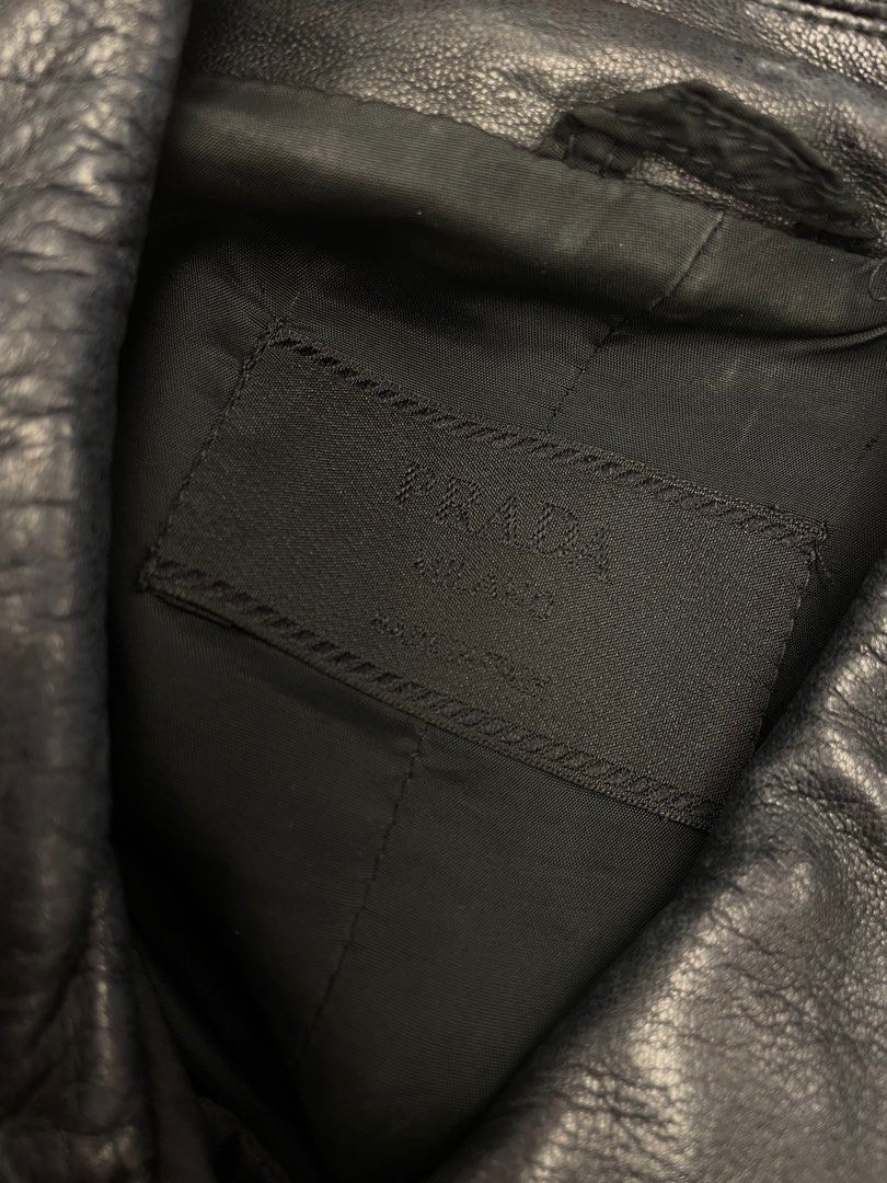 Prada Prada Nylon Leather Black Belted Buckle Vest Size S / US 4 / IT 40 - 4 Thumbnail