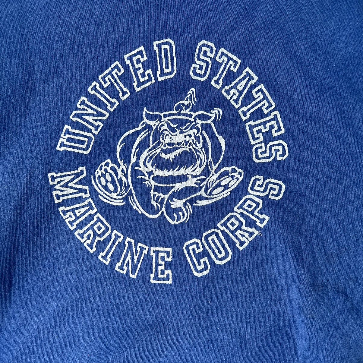 Tultex × Vintage VINTAGE SWEATSHIRT UNITED STATES MARINE CORPS Size M / US 6-8 / IT 42-44 - 3 Thumbnail