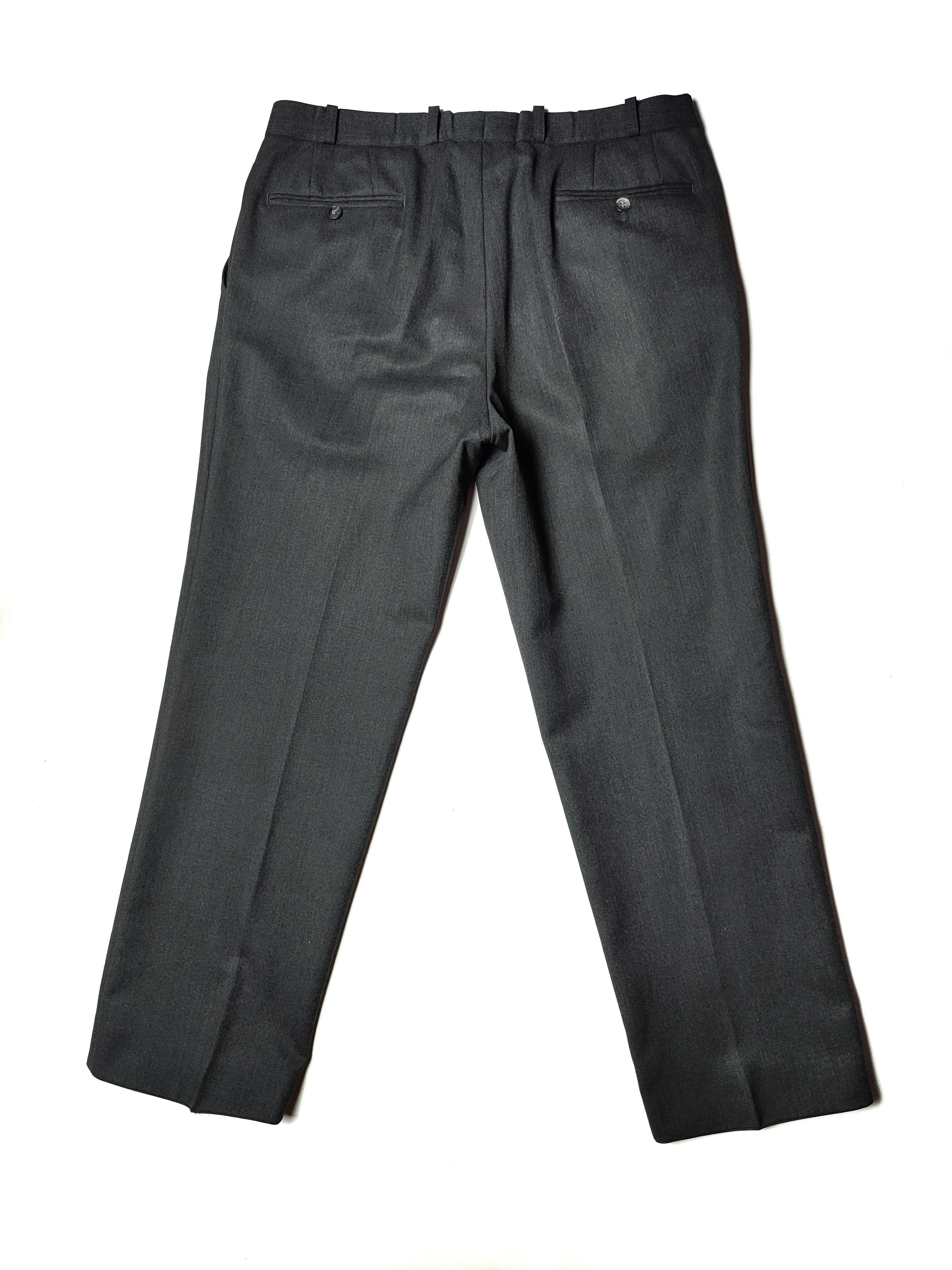 Burberry × Vintage Burberry's Vintage Wool Casual Pants Size US 34 / EU 50 - 4 Thumbnail