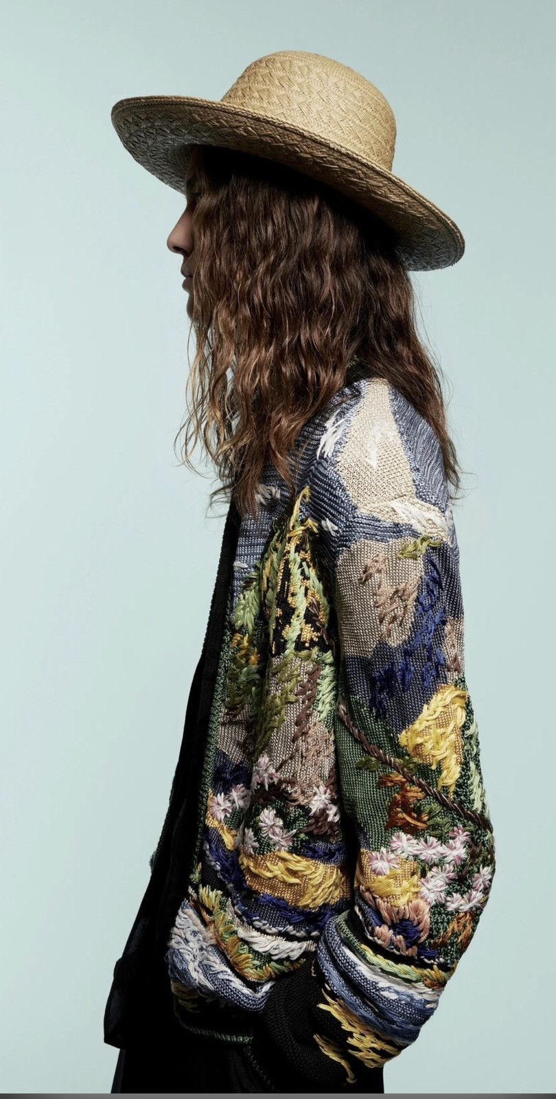 Saint Laurent Paris teddy jacket with jacquard.embroidery Size US M / EU 48-50 / 2 - 1 Thumbnail