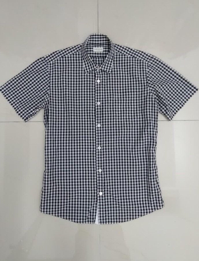 Dries Van Noten Slim Shirt Colar Button Up Cheakmate Size US S / EU 44-46 / 1 - 2 Thumbnail