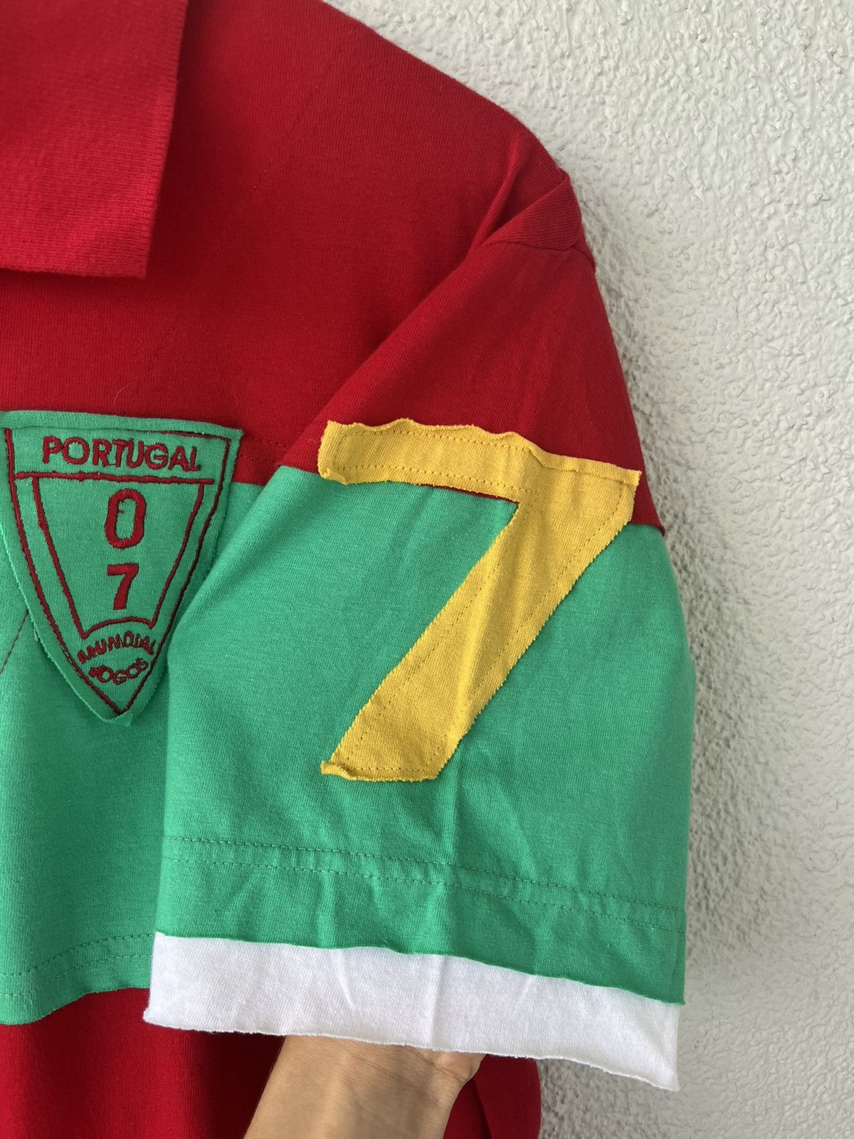 Vintage Vintage Portugal 7 T-shirt Polo Ronaldo Fans Jersey Size US M / EU 48-50 / 2 - 5 Thumbnail