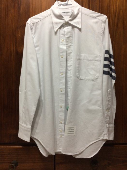 thom brown classic 4 stripes white shirts