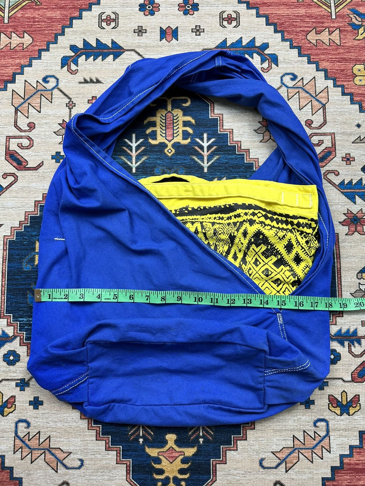 CABANE de ZUCCa × Japanese Brand × Zucca 🔥RARE🔥 CABANE DE ZUCCA DOUBLE SLING BAG TRIBAL DESIGN Size ONE SIZE - 14 Thumbnail