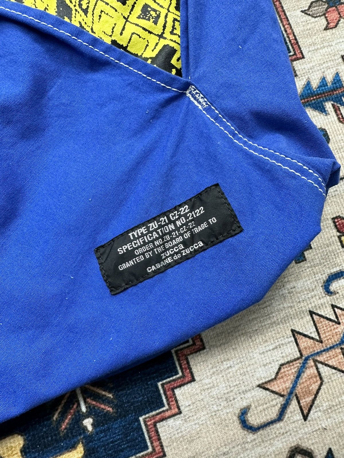 CABANE de ZUCCa × Japanese Brand × Zucca 🔥RARE🔥 CABANE DE ZUCCA DOUBLE SLING BAG TRIBAL DESIGN Size ONE SIZE - 11 Thumbnail