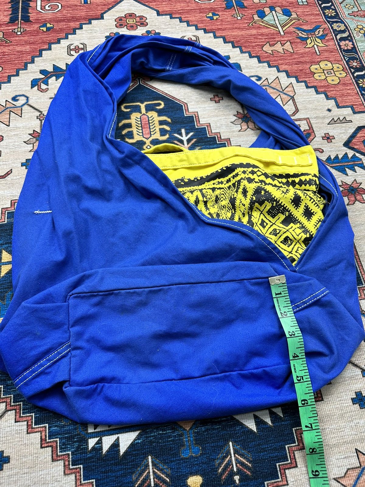 CABANE de ZUCCa × Japanese Brand × Zucca 🔥RARE🔥 CABANE DE ZUCCA DOUBLE SLING BAG TRIBAL DESIGN Size ONE SIZE - 13 Thumbnail