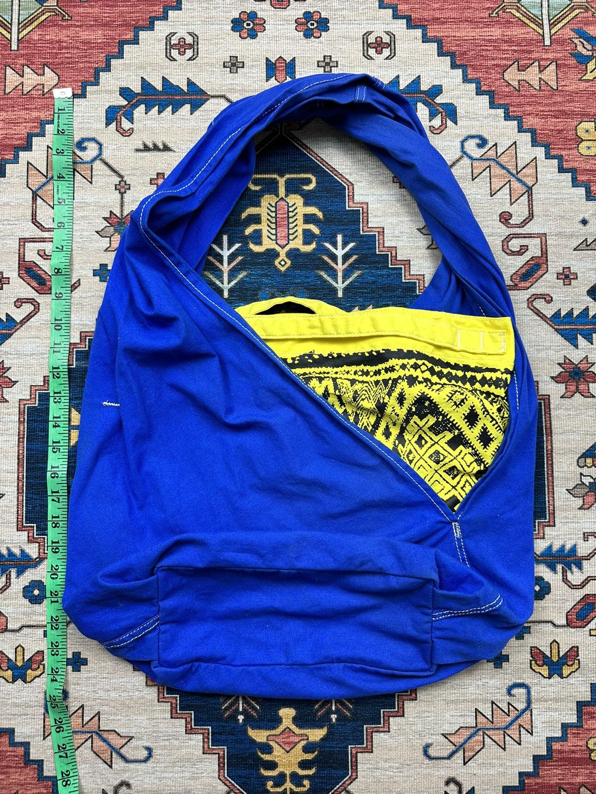 CABANE de ZUCCa × Japanese Brand × Zucca 🔥RARE🔥 CABANE DE ZUCCA DOUBLE SLING BAG TRIBAL DESIGN Size ONE SIZE - 15 Thumbnail