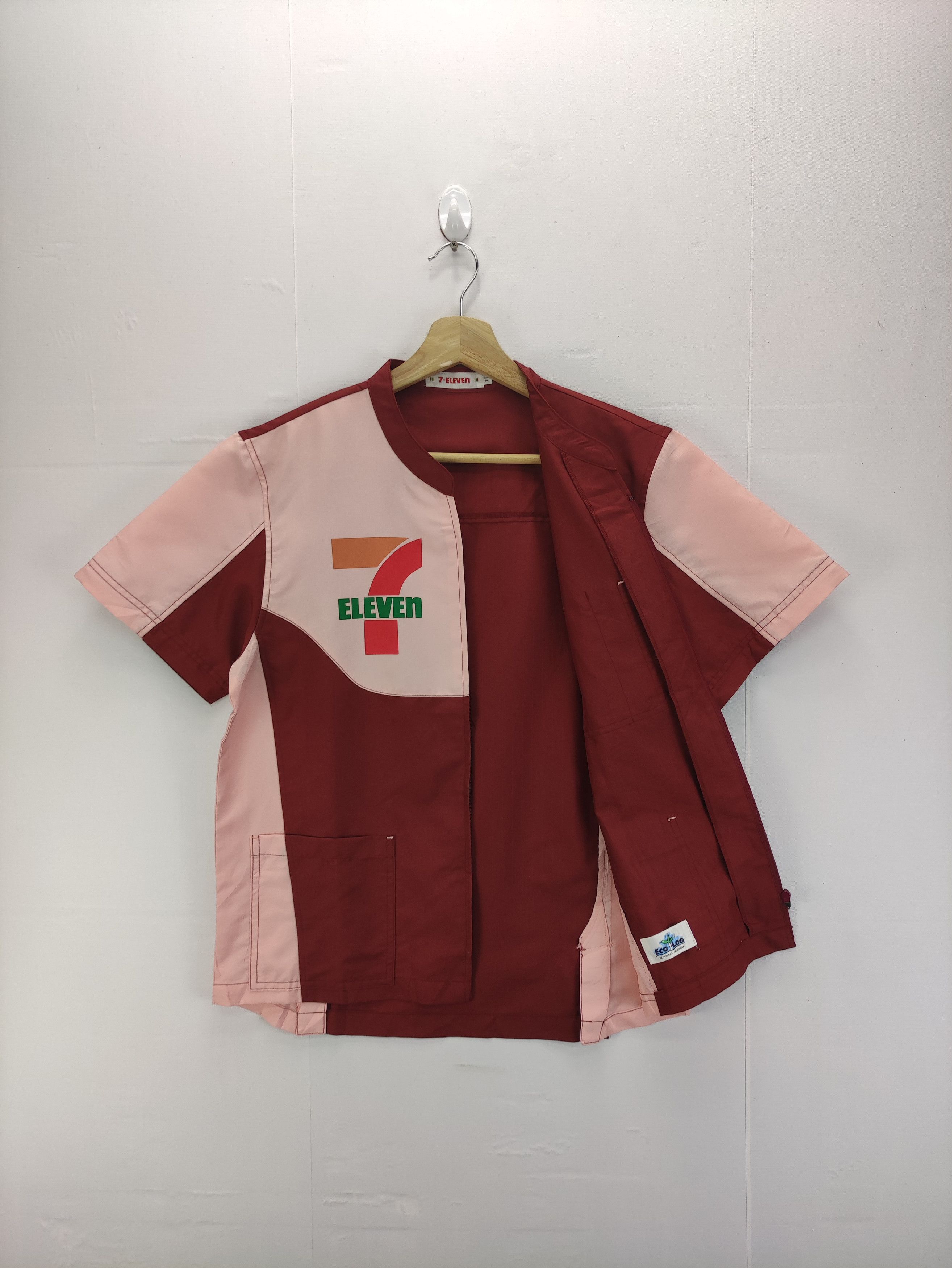 Japanese Brand Vintage 7 Eleven Short Sleeve Work Wear Zipper Size US M / EU 48-50 / 2 - 4 Thumbnail