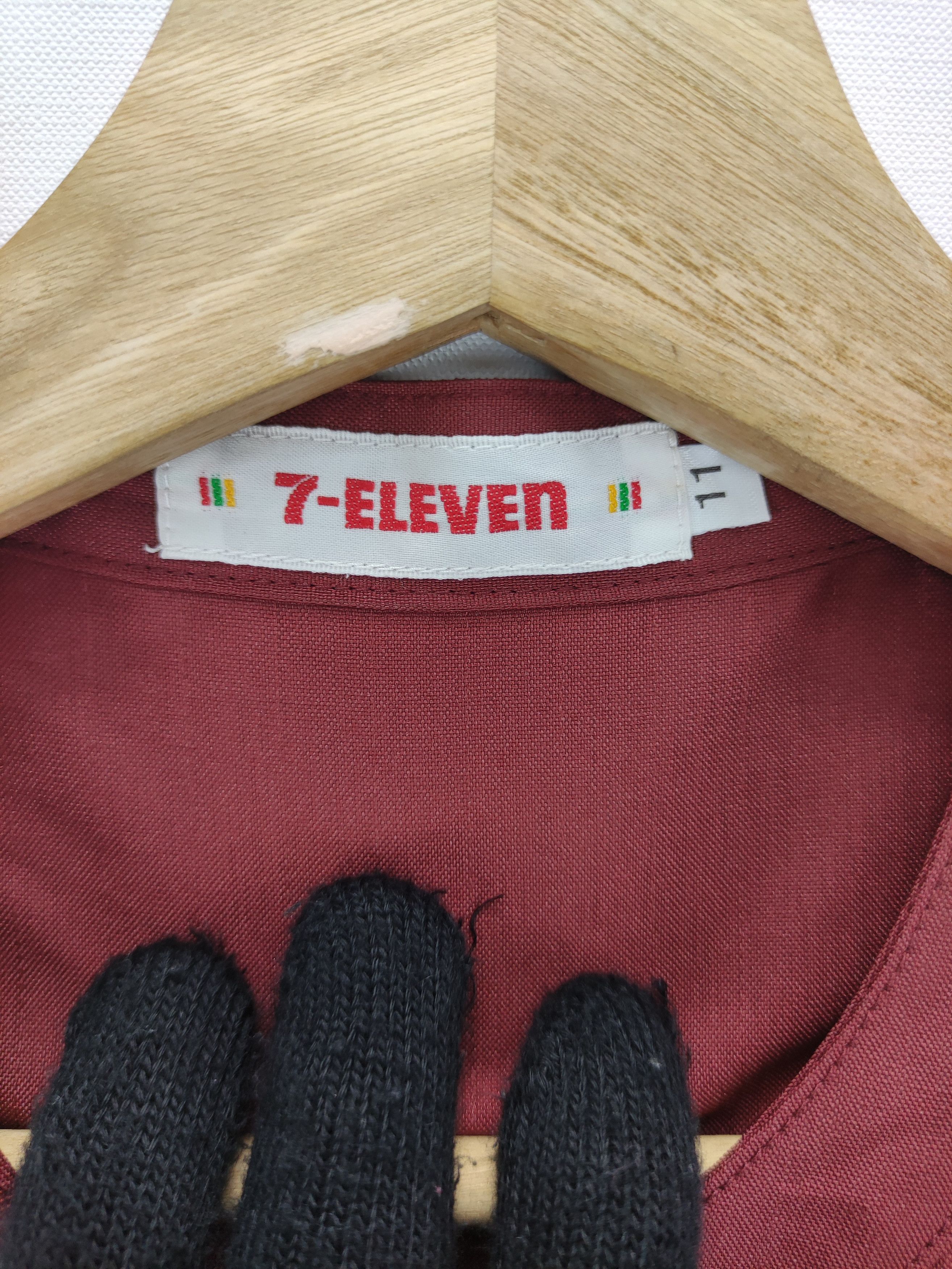Japanese Brand Vintage 7 Eleven Short Sleeve Work Wear Zipper Size US M / EU 48-50 / 2 - 2 Thumbnail