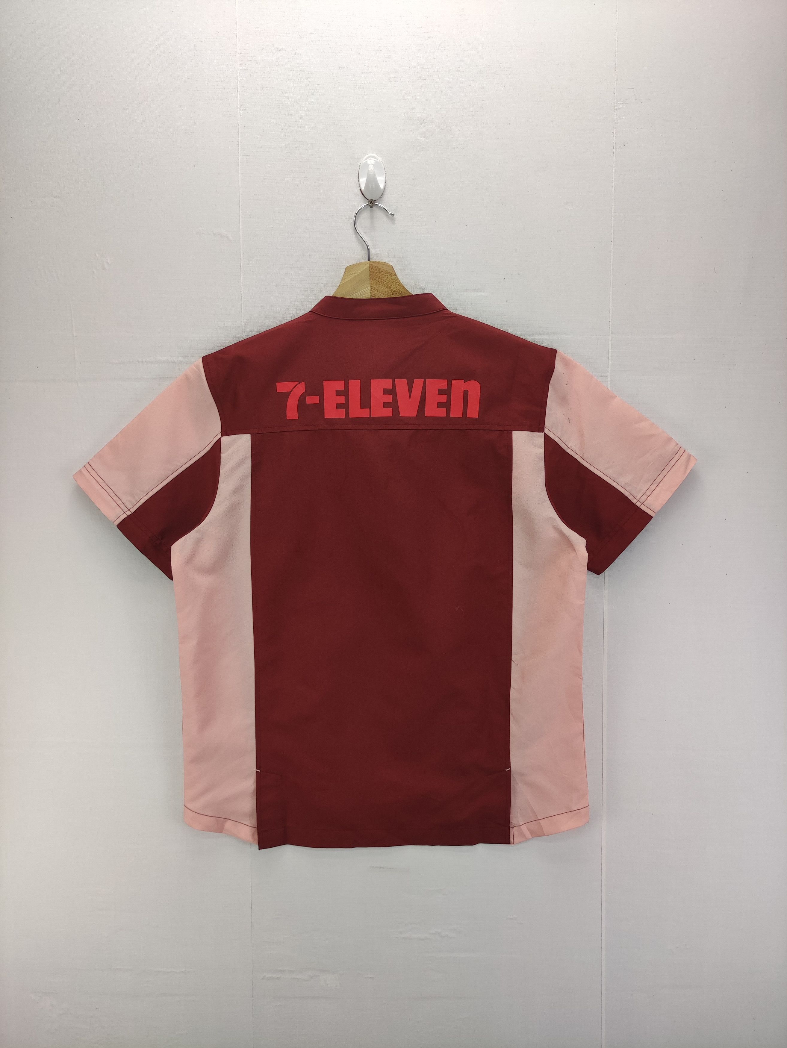 Japanese Brand Vintage 7 Eleven Short Sleeve Work Wear Zipper Size US M / EU 48-50 / 2 - 9 Thumbnail