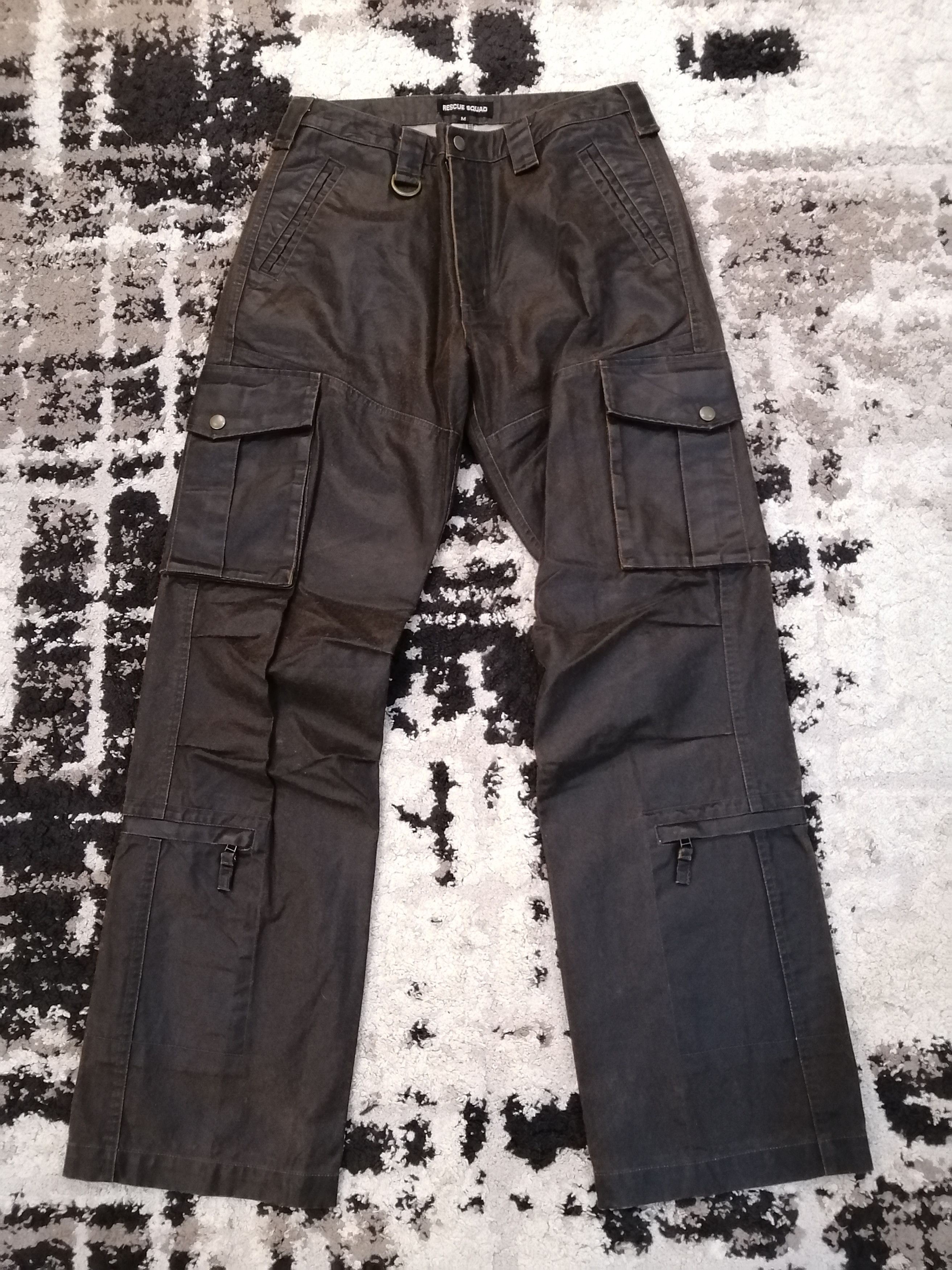Japanese Brand Japanese Resque Squad Multi Pocket Cargo Pants Size US 31 - 16 Thumbnail
