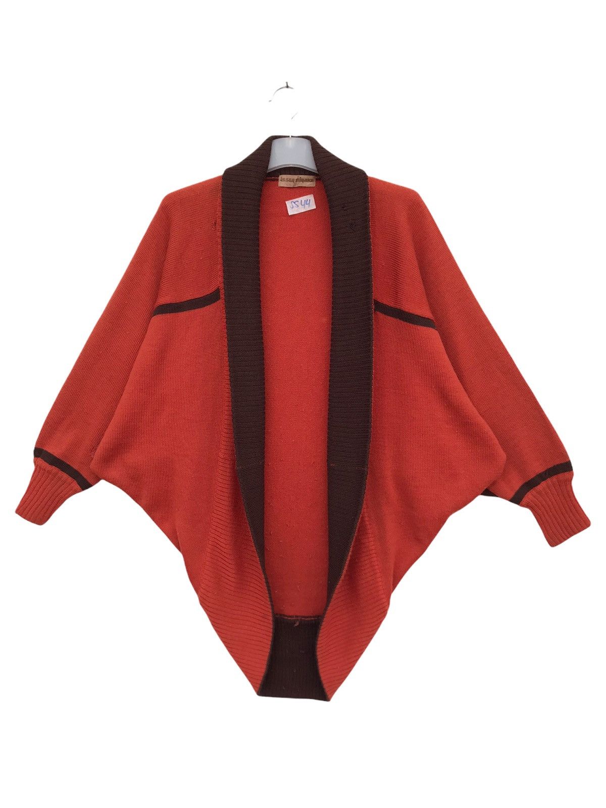 Issey Miyake Super Rare!! Vintage 70-80s Issey Miyake Wooly Cardigan Size US L / EU 52-54 / 3 - 1 Thumbnail
