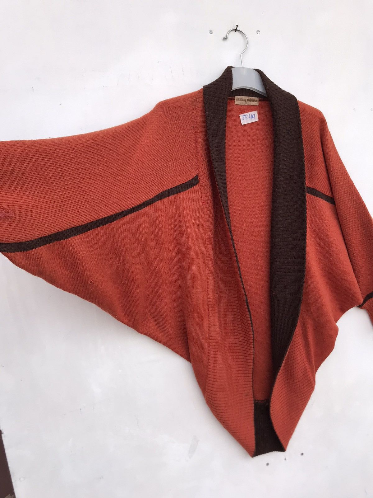 Issey Miyake Super Rare!! Vintage 70-80s Issey Miyake Wooly Cardigan Size US L / EU 52-54 / 3 - 2 Thumbnail