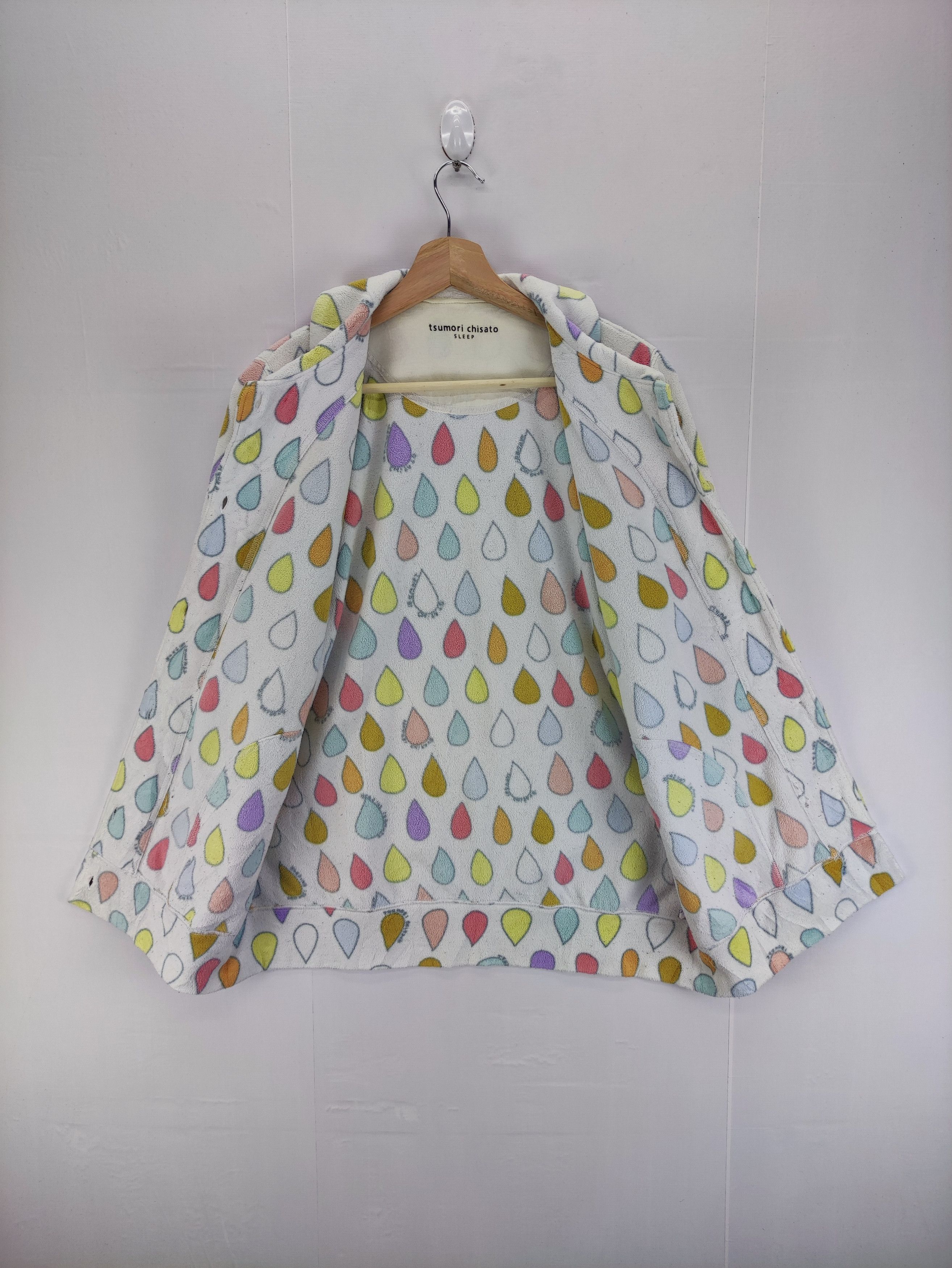 Issey Miyake Vintage Tsumori Chisato Sleep Shirt Button Up Fleece Size US M / EU 48-50 / 2 - 4 Thumbnail