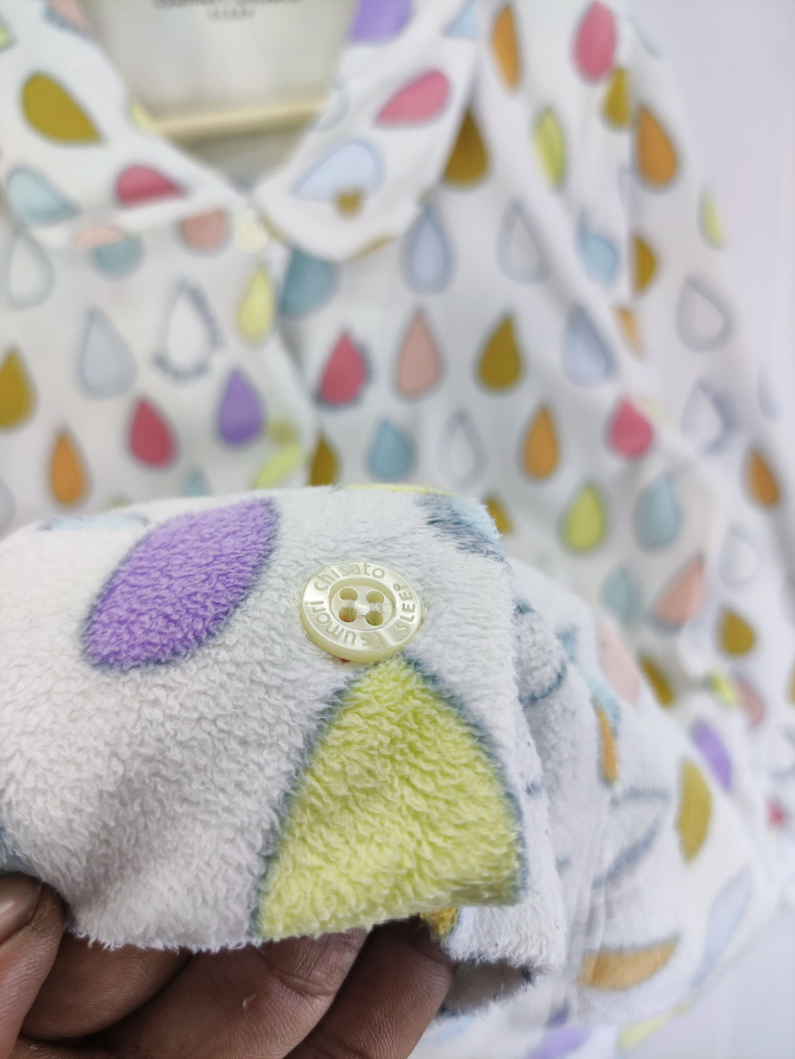 Issey Miyake Vintage Tsumori Chisato Sleep Shirt Button Up Fleece Size US M / EU 48-50 / 2 - 3 Thumbnail