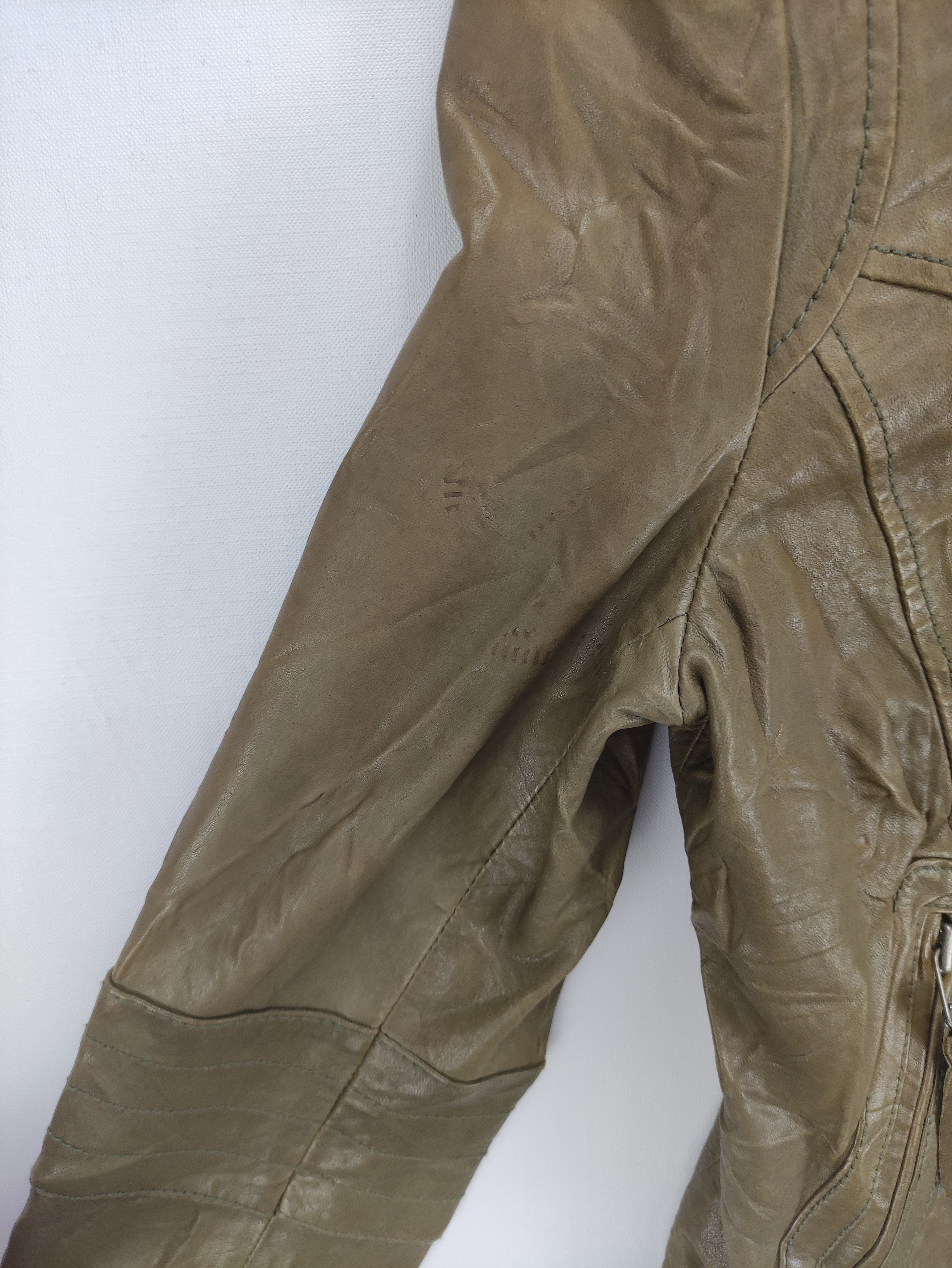 Leather Vintage Enchantem Leather Jacket Zipper Size XS / US 0-2 / IT 36-38 - 2 Thumbnail