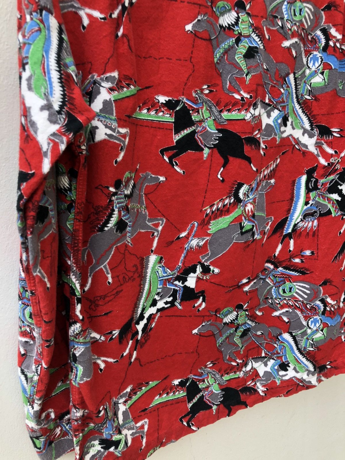 Other Modern Work Union Made Japan Apache Indian Flannel Shirt Size US M / EU 48-50 / 2 - 14 Thumbnail