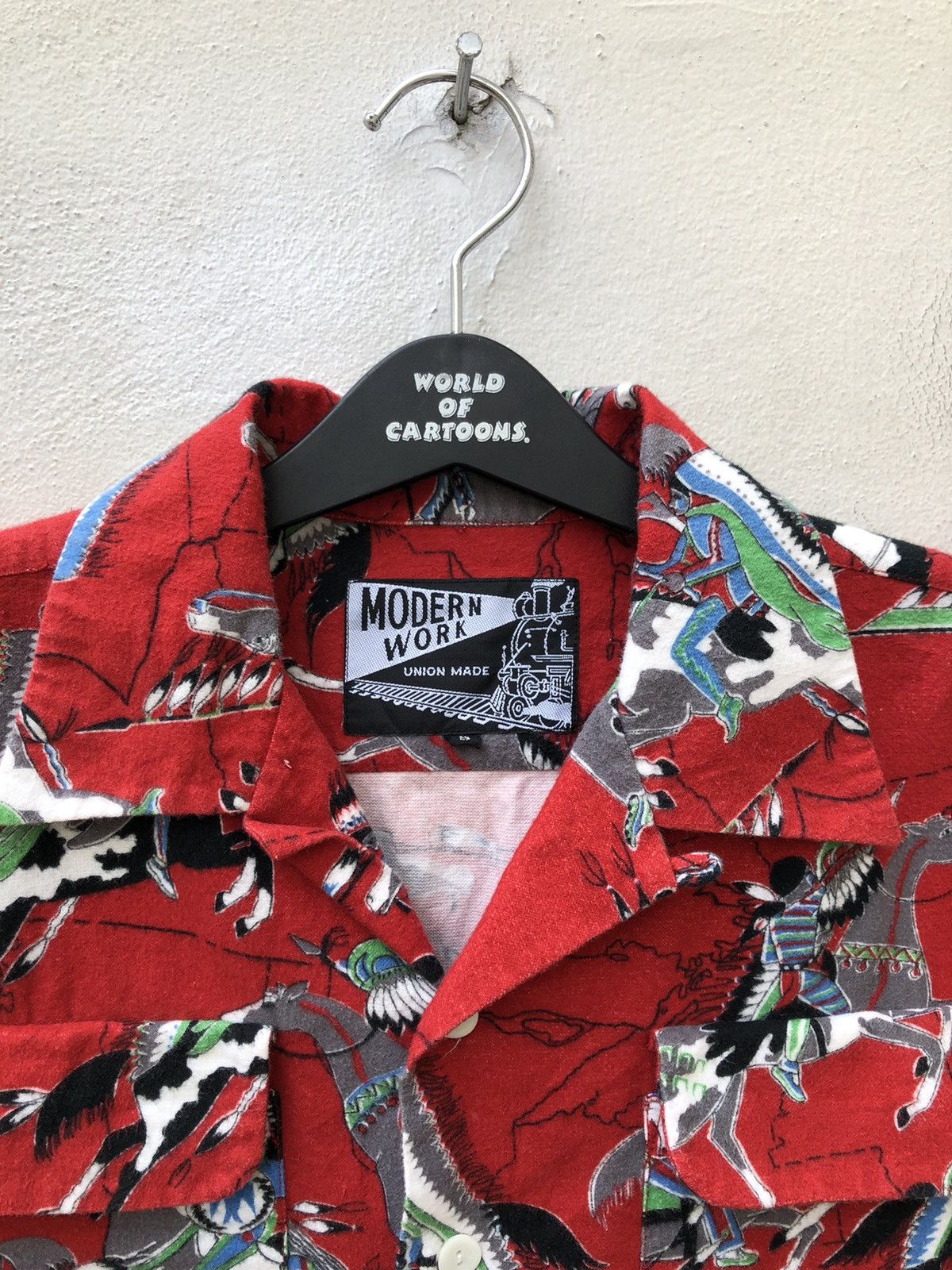 Other Modern Work Union Made Japan Apache Indian Flannel Shirt Size US M / EU 48-50 / 2 - 3 Thumbnail