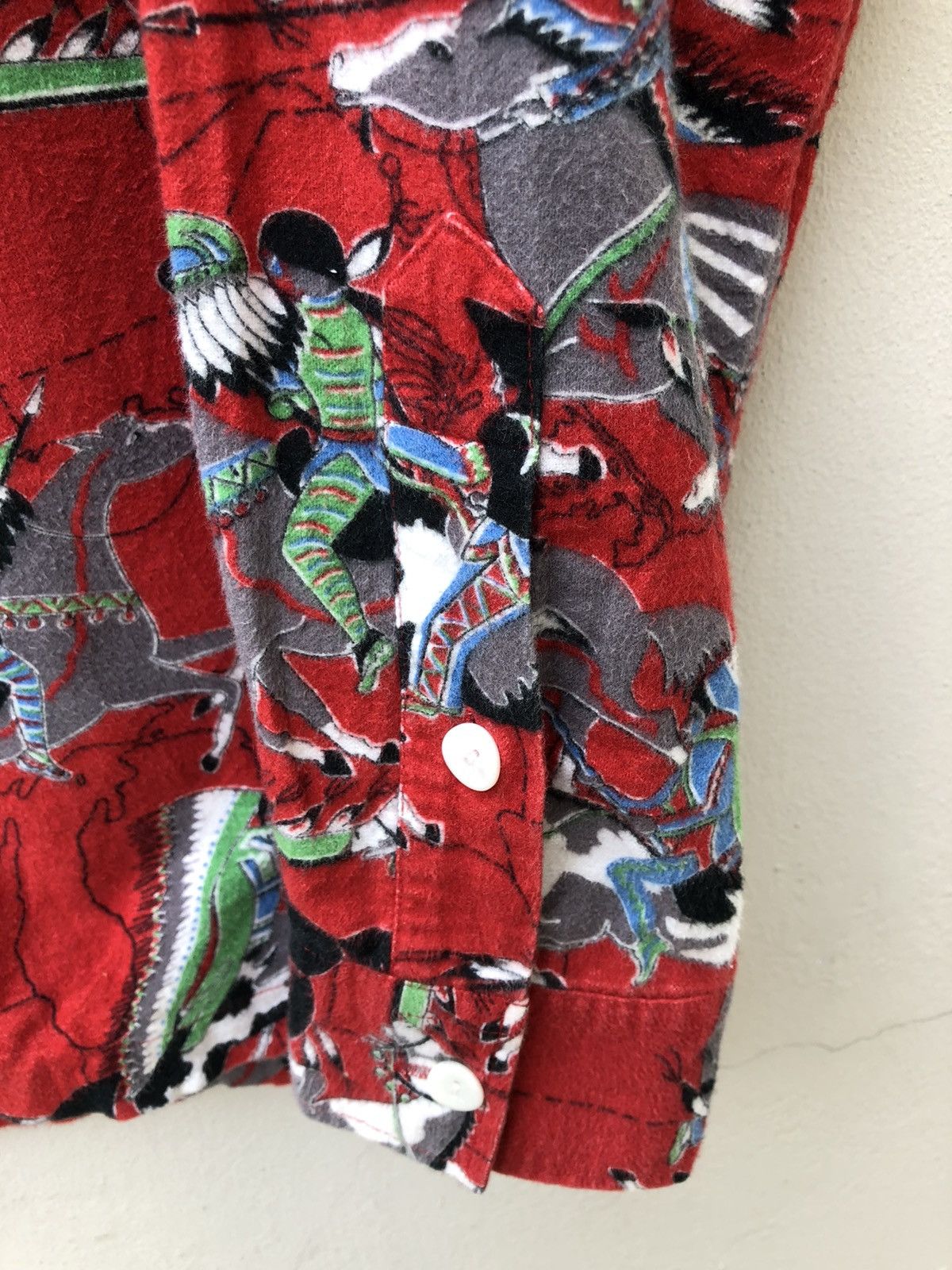 Other Modern Work Union Made Japan Apache Indian Flannel Shirt Size US M / EU 48-50 / 2 - 4 Thumbnail