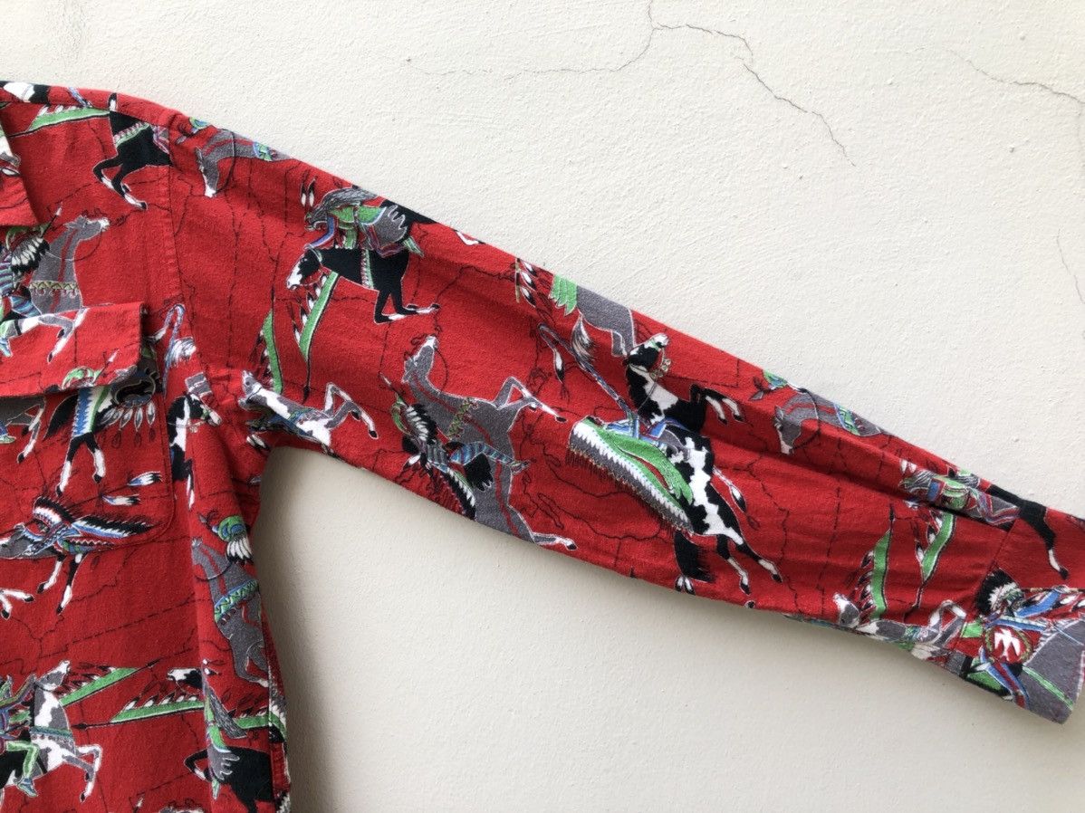 Other Modern Work Union Made Japan Apache Indian Flannel Shirt Size US M / EU 48-50 / 2 - 6 Thumbnail