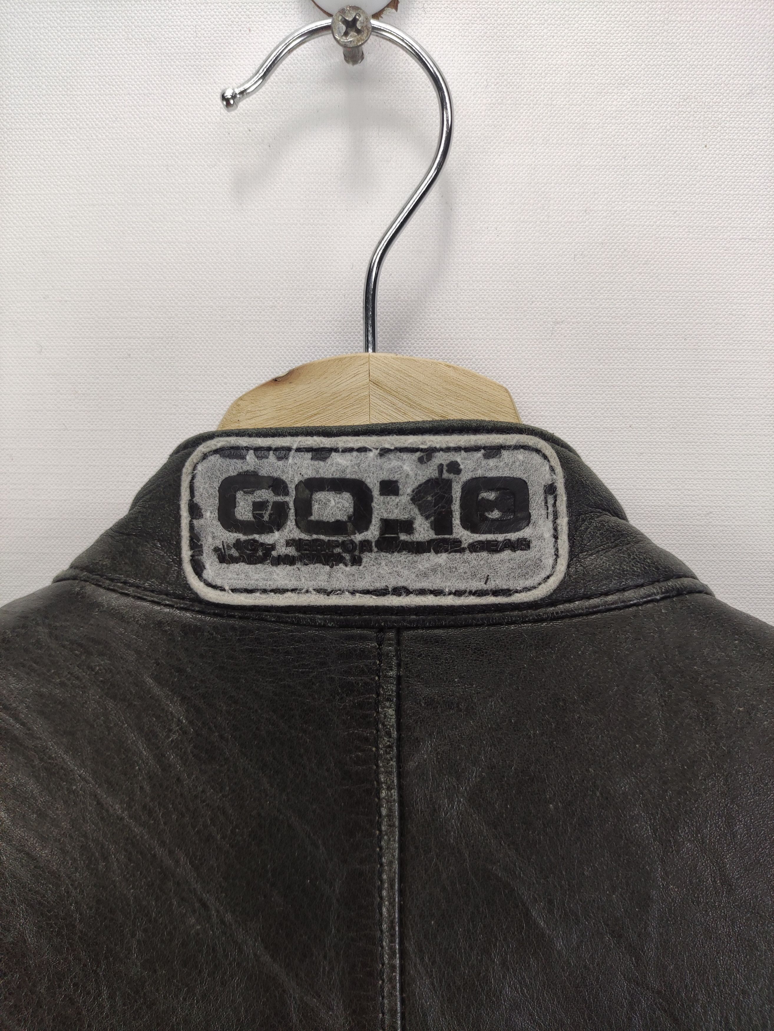 Leather Vintage Goto Leather Jacket Zipper Size S / US 4 / IT 40 - 6 Thumbnail