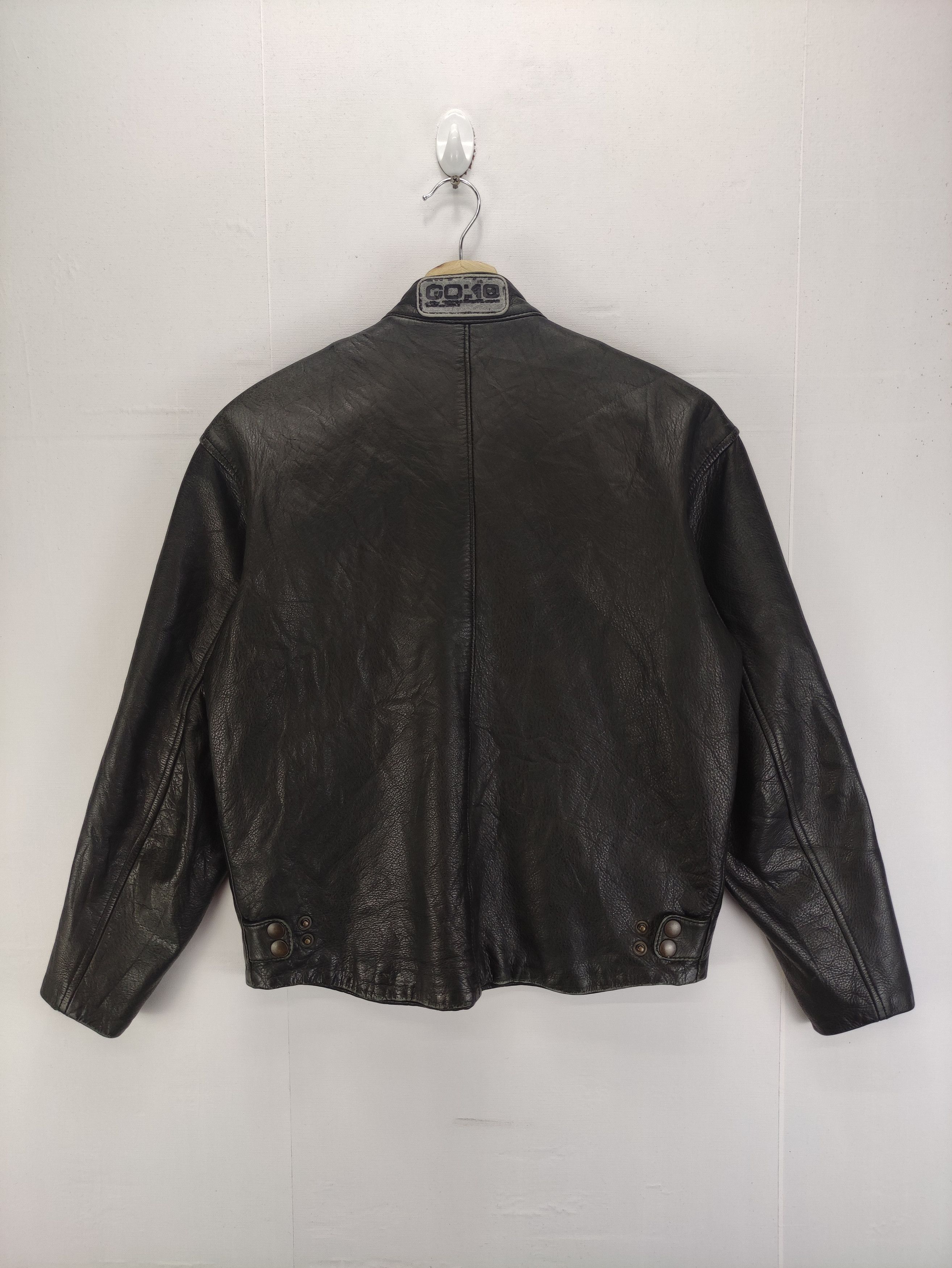 Leather Vintage Goto Leather Jacket Zipper Size S / US 4 / IT 40 - 7 Thumbnail