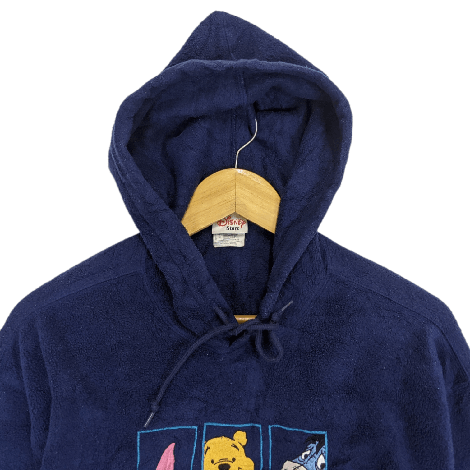 Disney Vintage 2000's DISNEY STORE Winnie The Pooh Fleece Hoodie Size US S / EU 44-46 / 1 - 4 Thumbnail