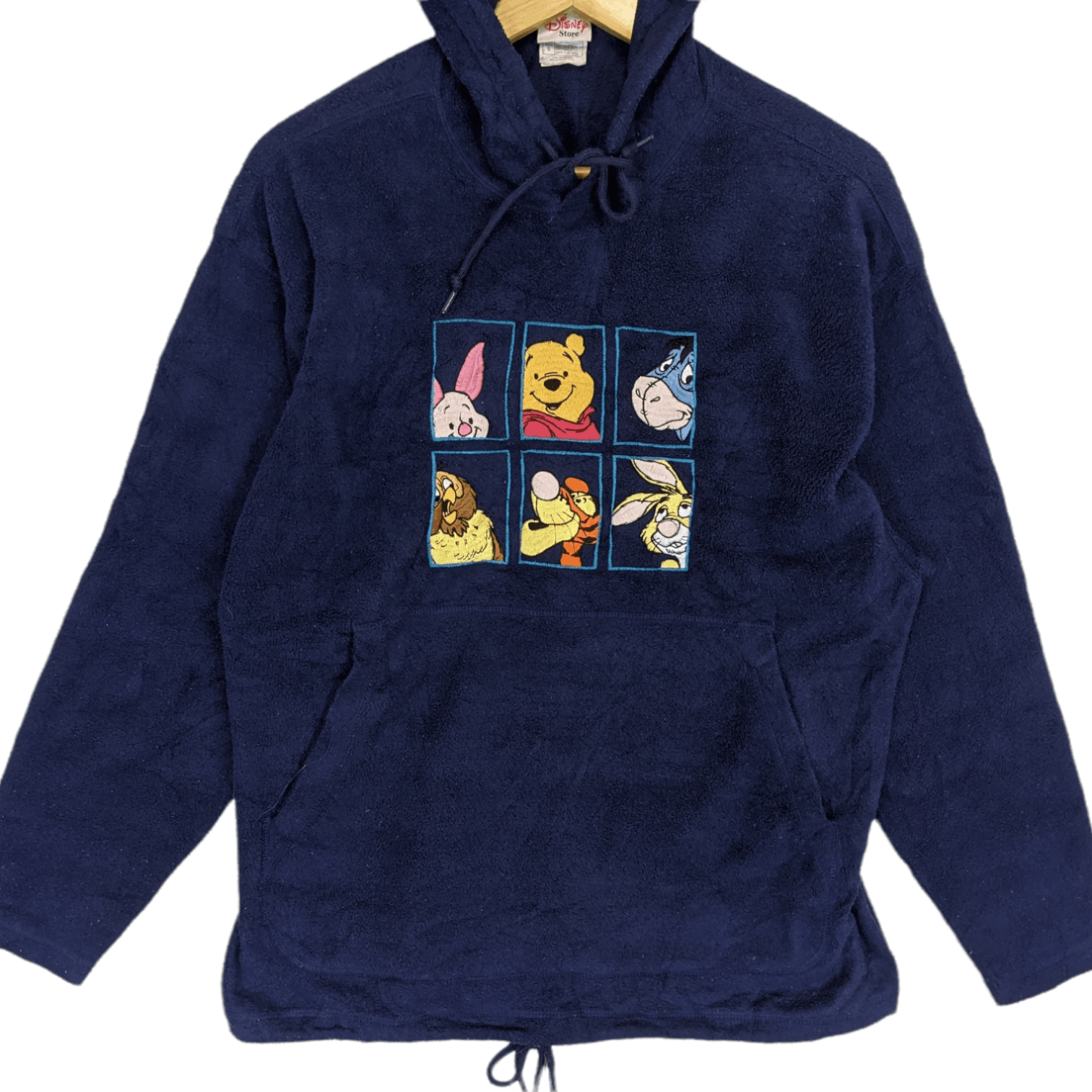 Disney Vintage 2000's DISNEY STORE Winnie The Pooh Fleece Hoodie Size US S / EU 44-46 / 1 - 2 Thumbnail