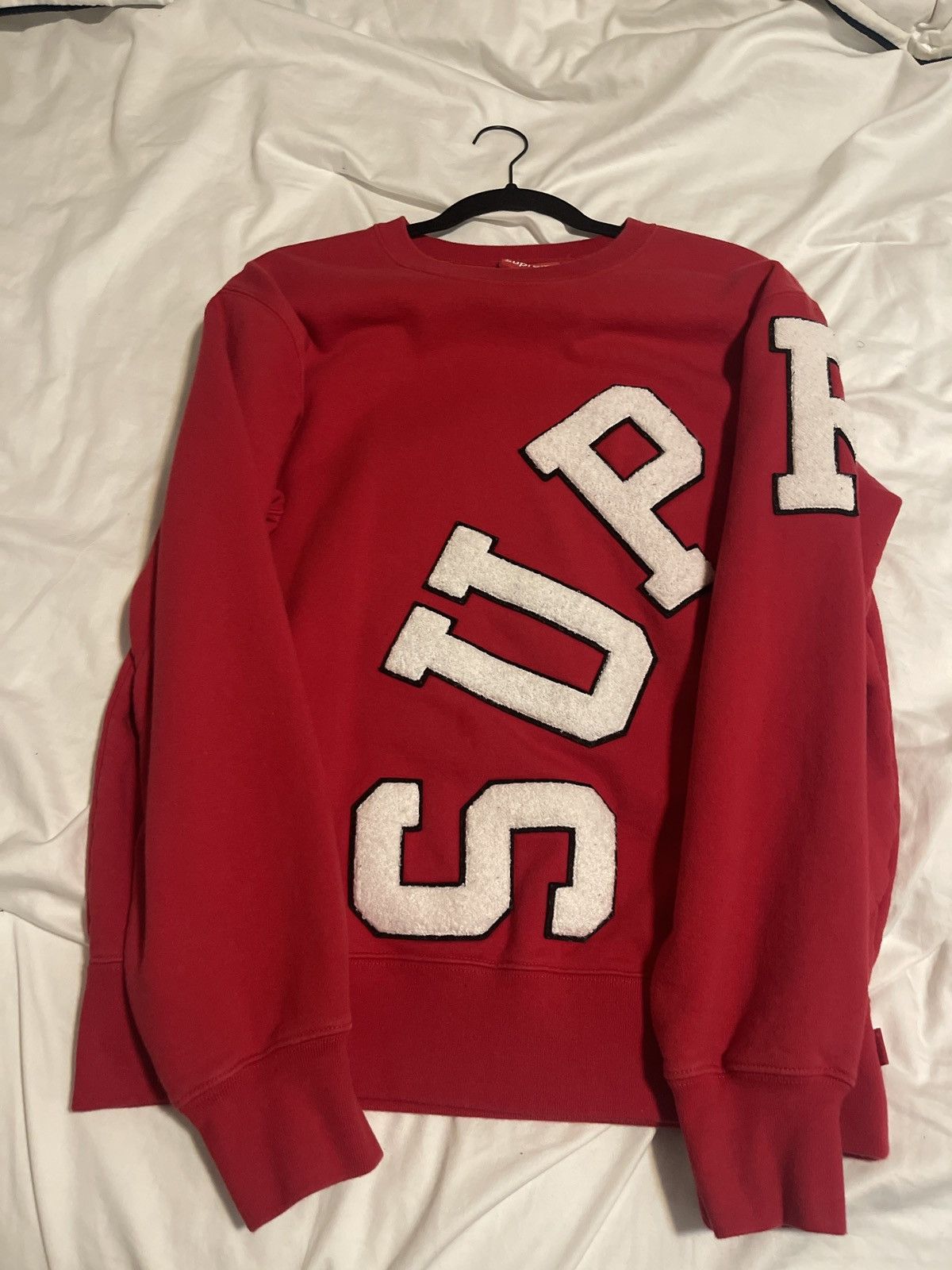 Supreme Supreme Big Arc Crewneck Red Size US M / EU 48-50 / 2 - 2 Thumbnail