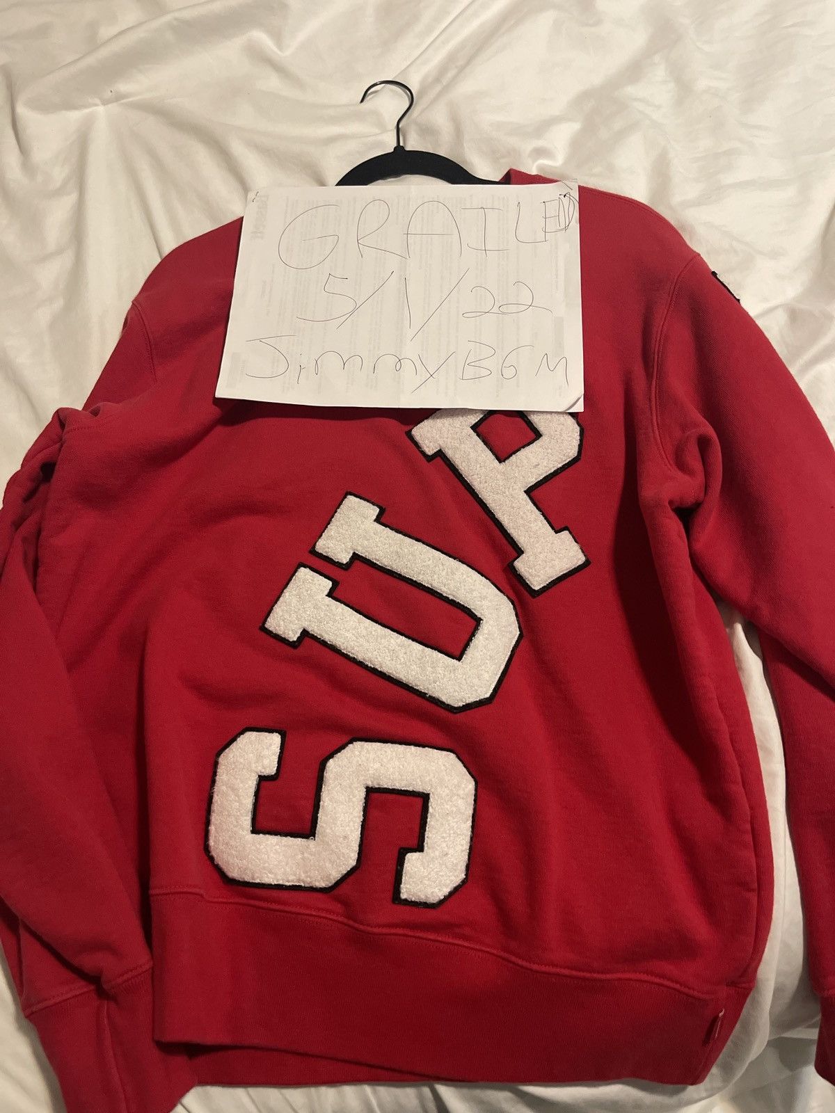 Supreme Supreme Big Arc Crewneck Red Size US M / EU 48-50 / 2 - 8 Thumbnail
