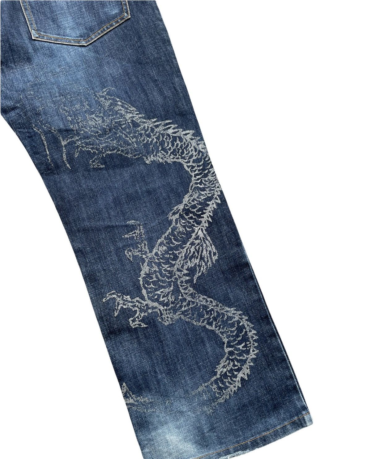 Japanese Brand Japanesse Traditional Dragon Denim Size US 36 / EU 52 - 7 Thumbnail