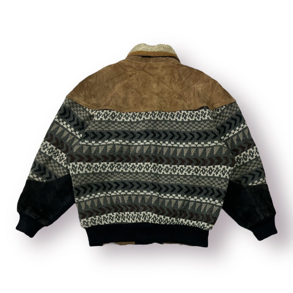 Ski-Doo 🔥 Saint Lori ski Alpin knit body Suede Leather bomber Size US S / EU 44-46 / 1 - 14 Thumbnail