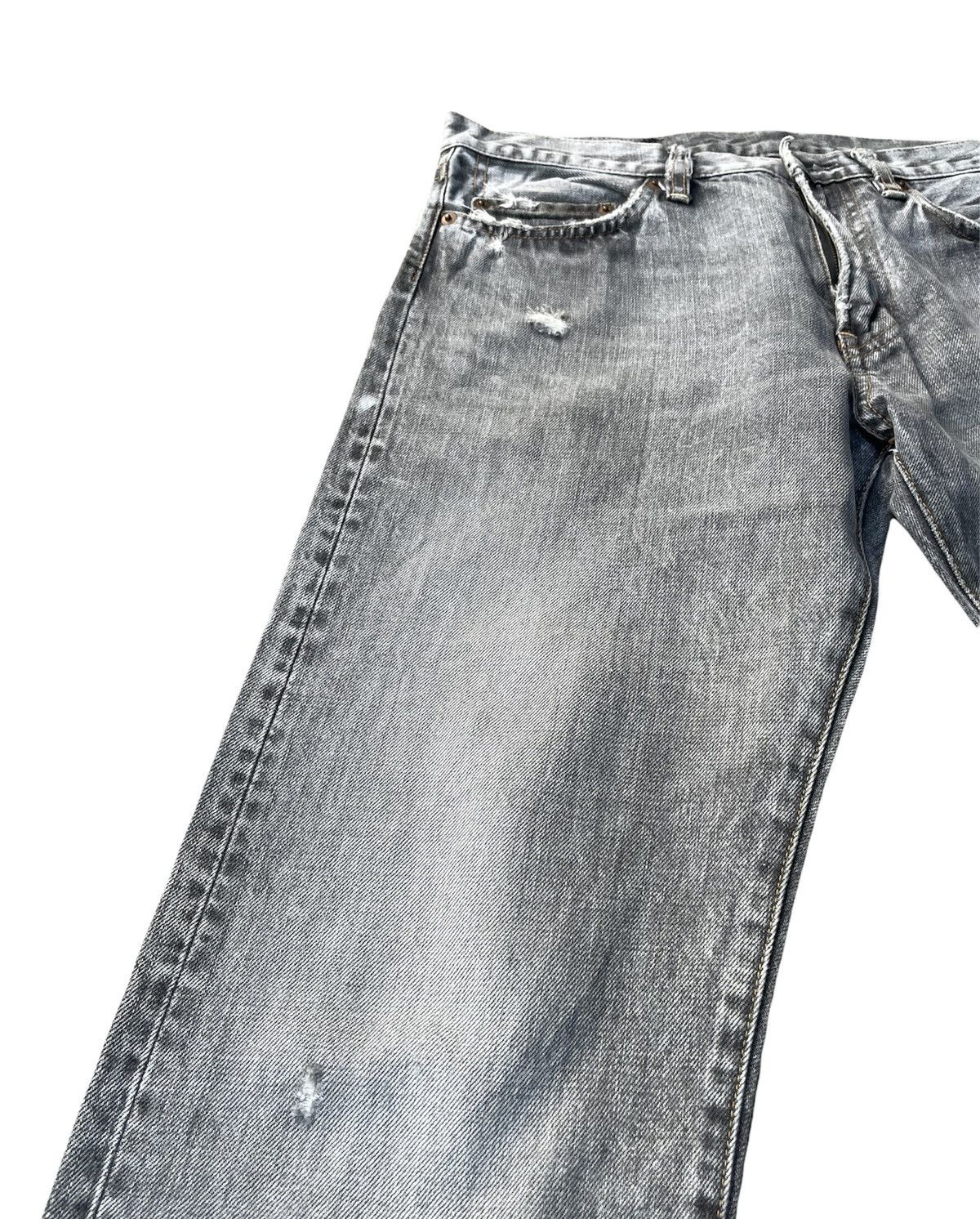 If Six Was Nine Hard Core We’re From Slang Aging Distressed Denim Size US 32 / EU 48 - 6 Thumbnail