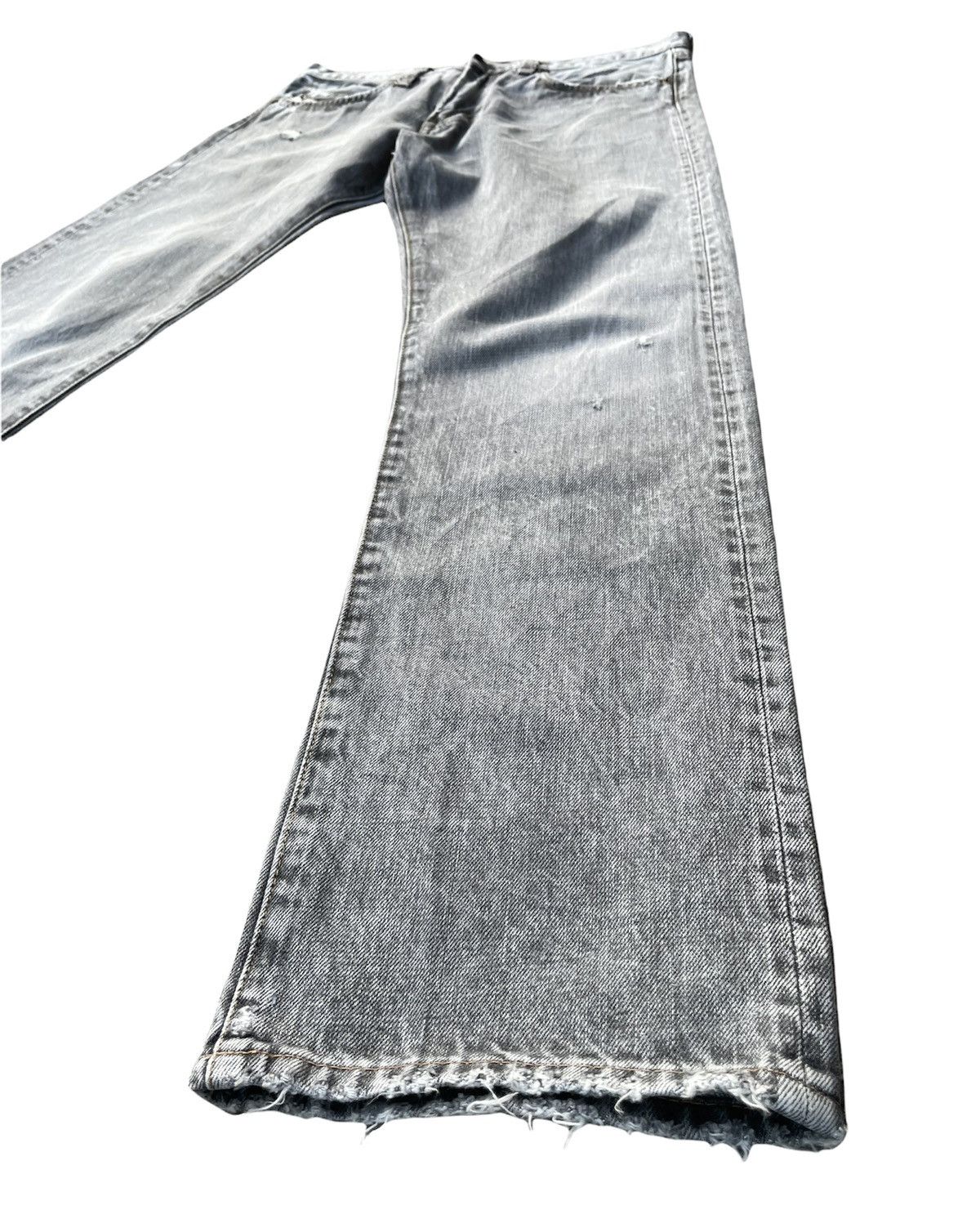 If Six Was Nine Hard Core We’re From Slang Aging Distressed Denim Size US 32 / EU 48 - 3 Thumbnail