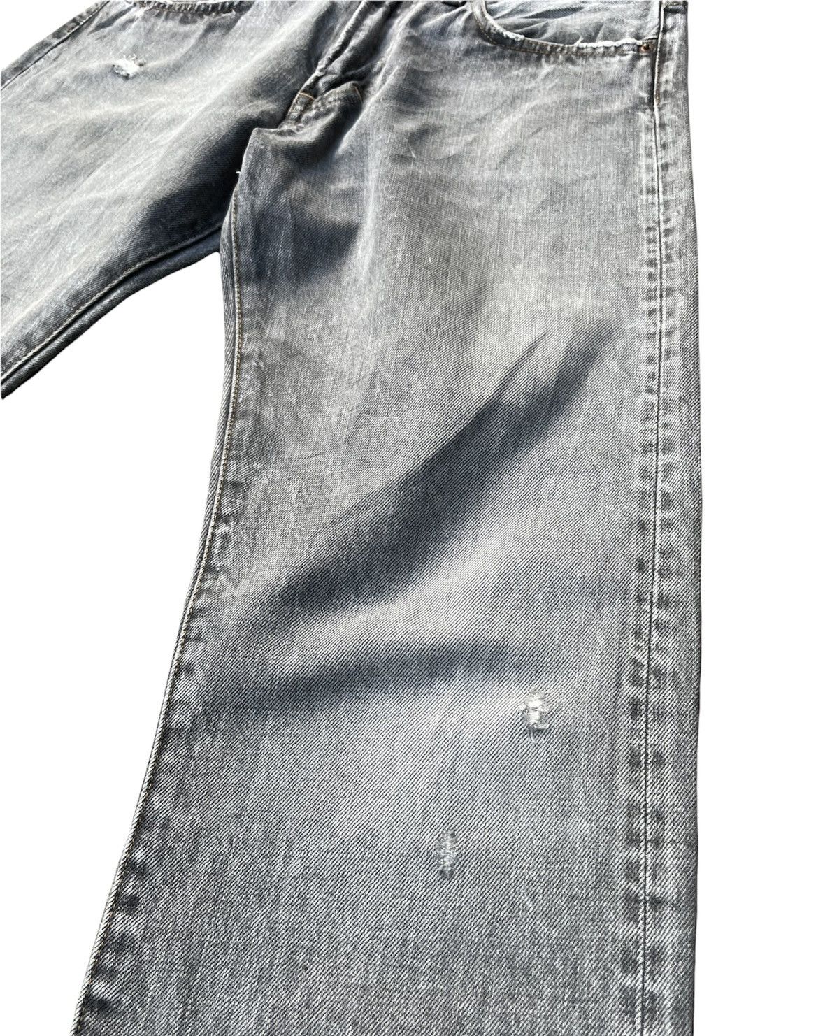 If Six Was Nine Hard Core We’re From Slang Aging Distressed Denim Size US 32 / EU 48 - 5 Thumbnail