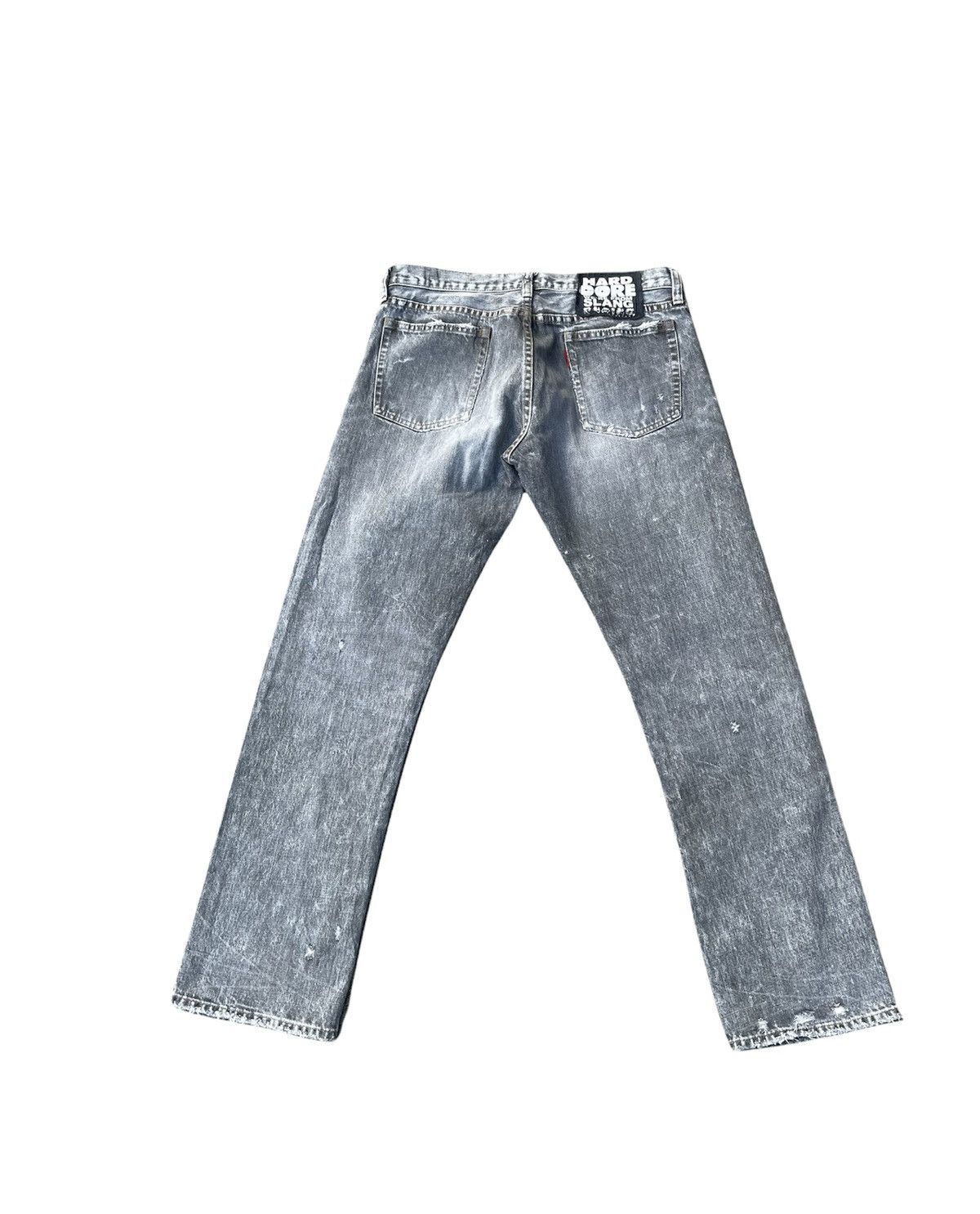 If Six Was Nine Hard Core We’re From Slang Aging Distressed Denim Size US 32 / EU 48 - 10 Thumbnail