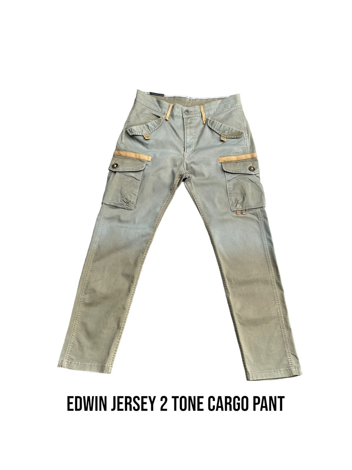 Edwin × Japanese Brand Edwin Jersey Slim Cargo Pant Size US 33 - 1 Thumbnail