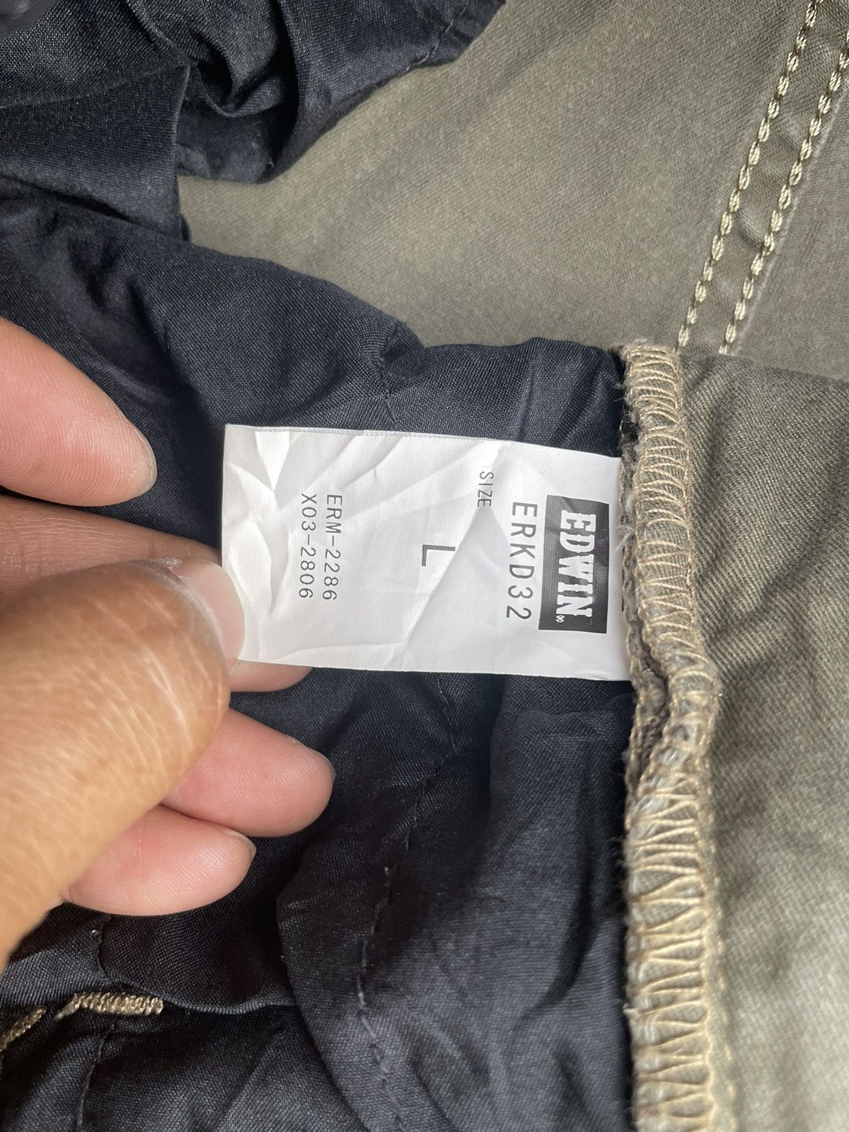 Edwin × Japanese Brand Edwin Jersey Slim Cargo Pant Size US 33 - 13 Thumbnail