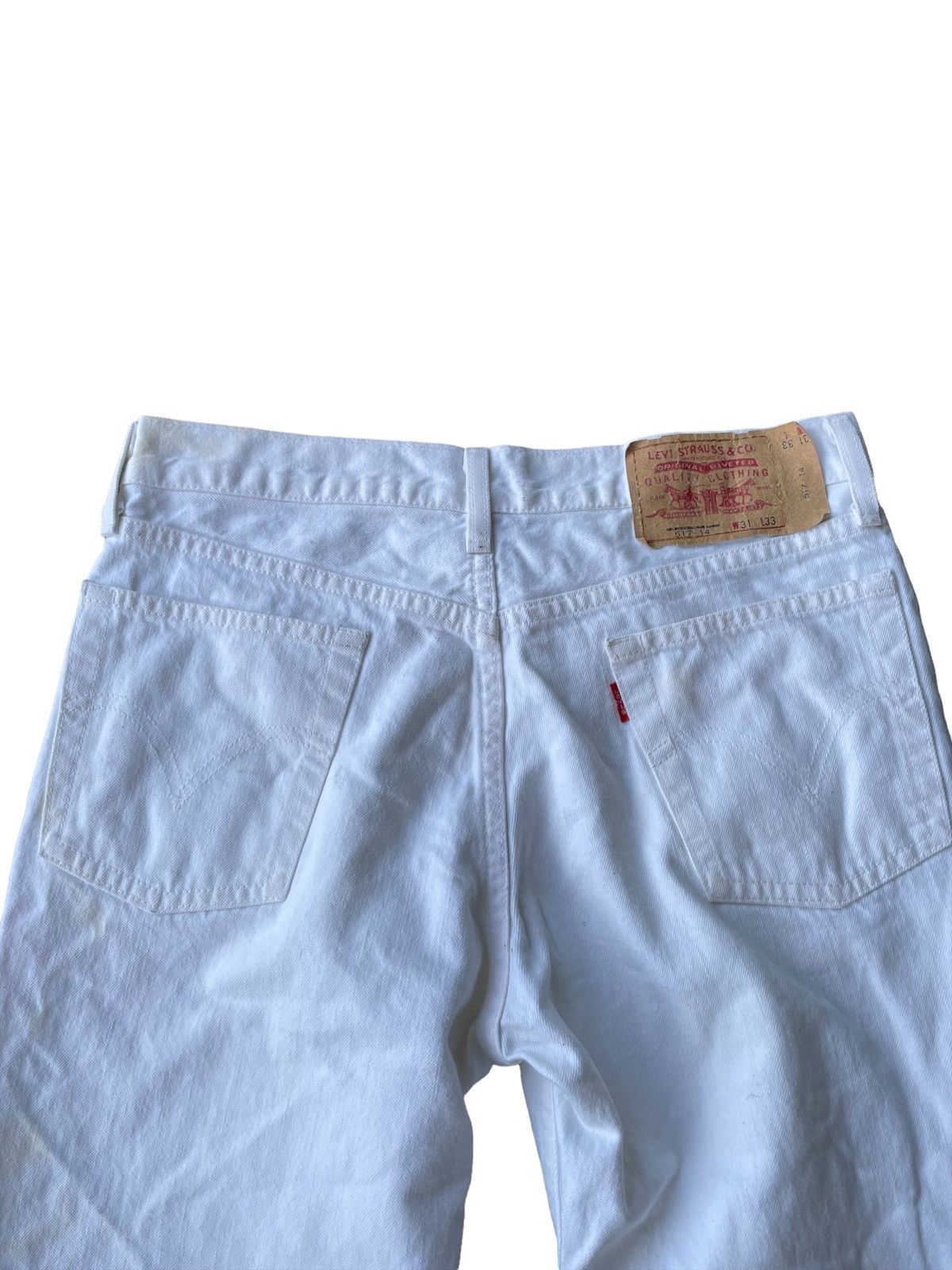 Levi's Vintage 2005 Levis 517 e White Size US 31 - 14 Thumbnail