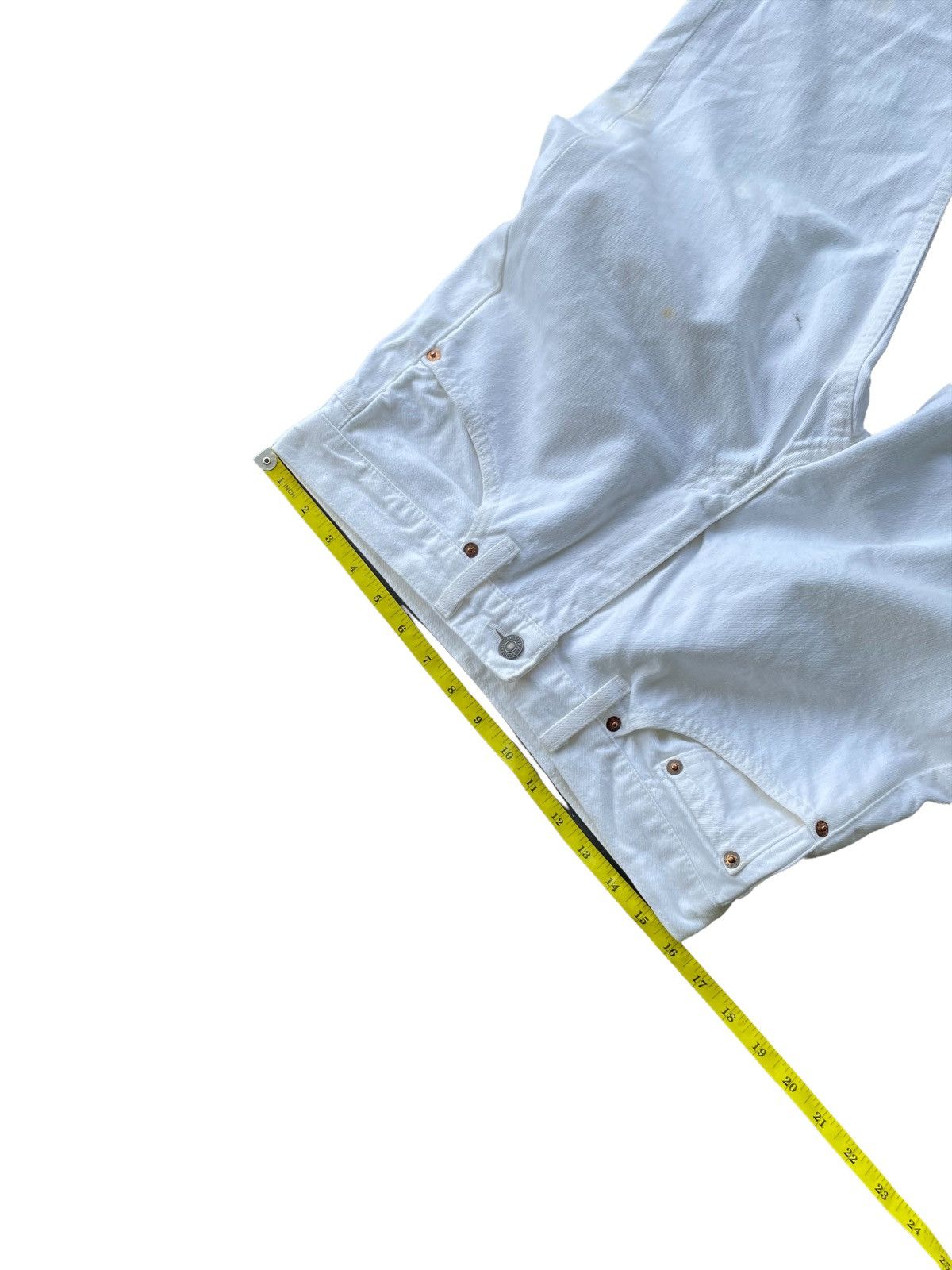 Levi's Vintage 2005 Levis 517 e White Size US 31 - 2 Thumbnail