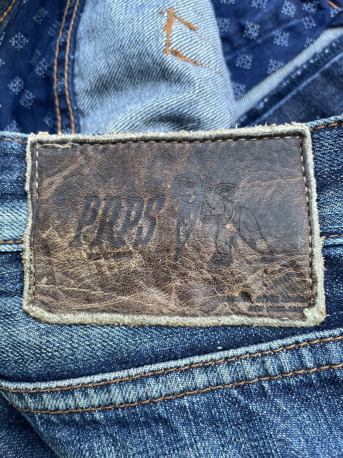 If Six Was Nine Prps Goods Skinny Aging Wash Denim Size US 33 - 14 Thumbnail
