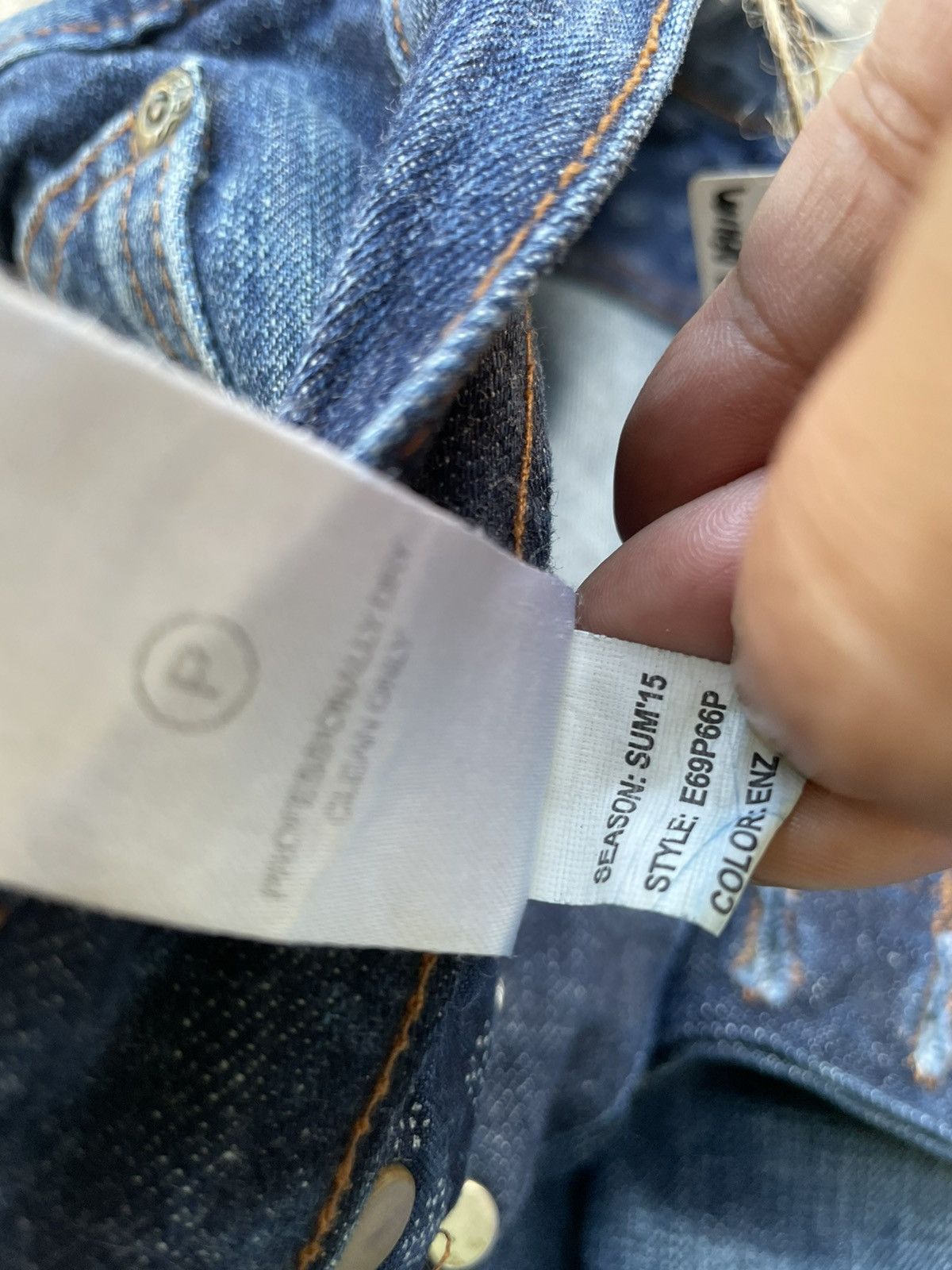 If Six Was Nine Prps Goods Skinny Aging Wash Denim Size US 33 - 17 Thumbnail